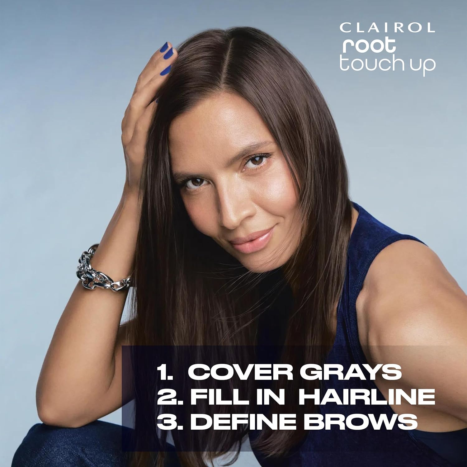 Clairol Root Touch-Up Temporary Concealing Powder Hair Color, Dark Brown