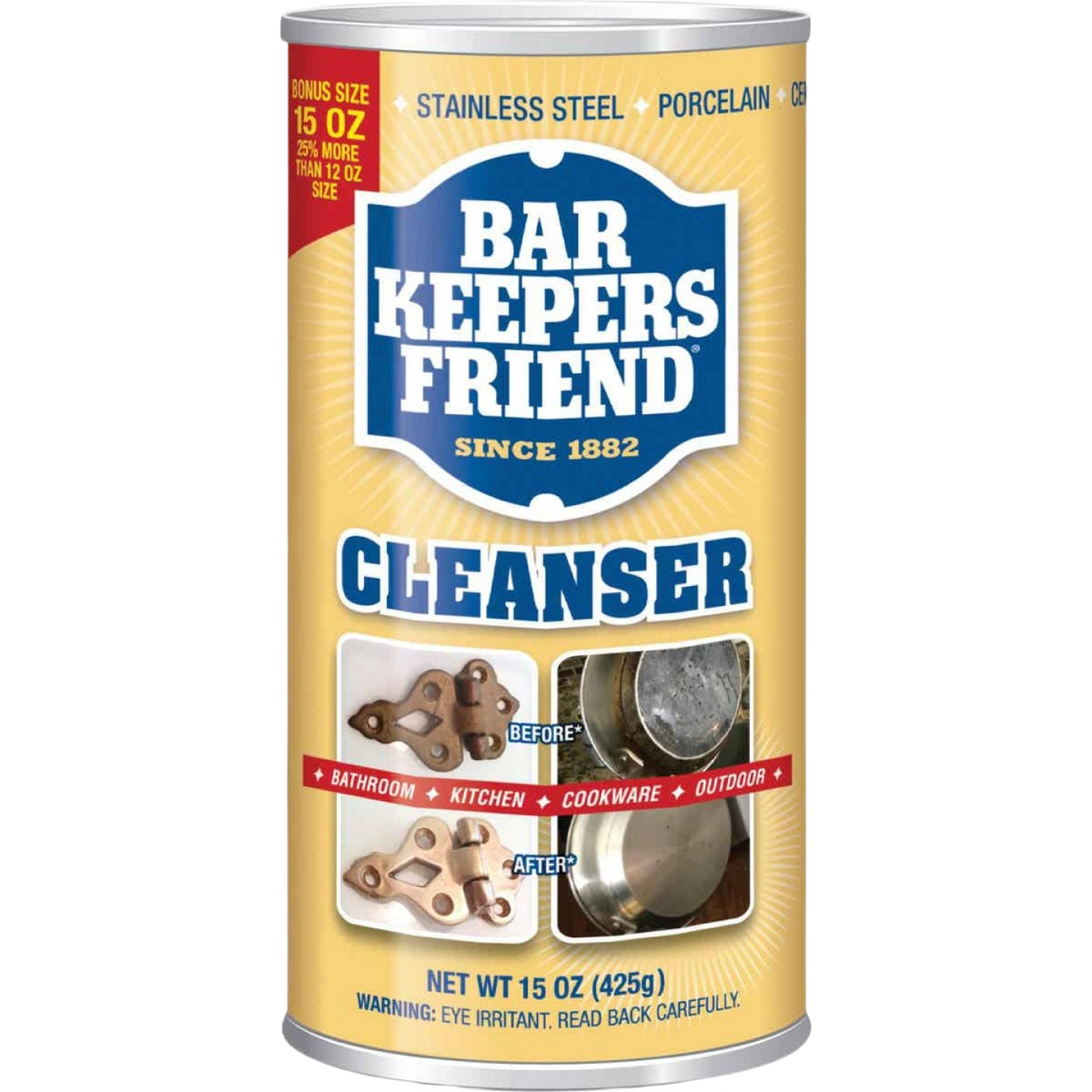 Bar Keepers Friend Cleanser | 15 Oz (425 g)