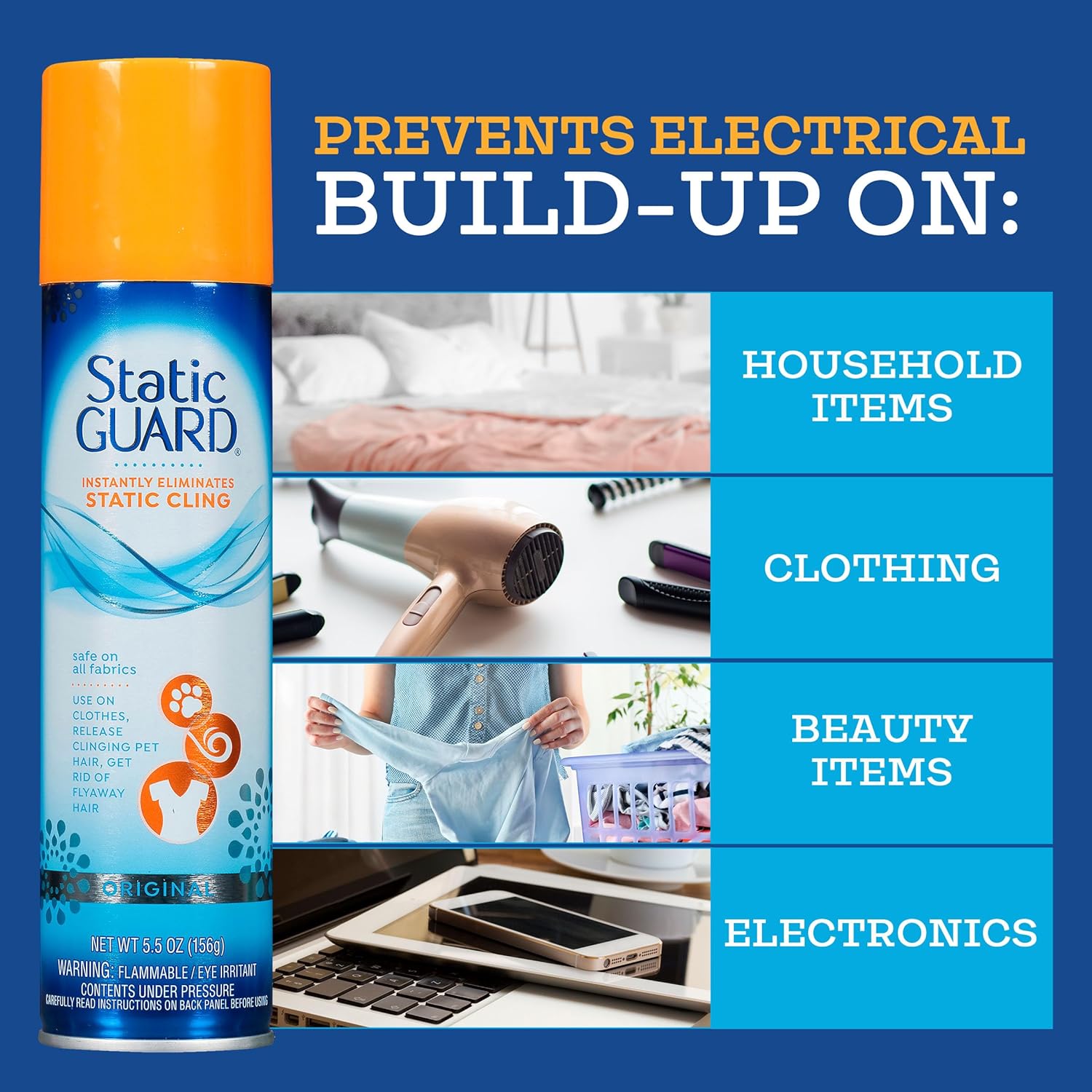 Static Guard Static Cling Spray | 5.5 Oz
