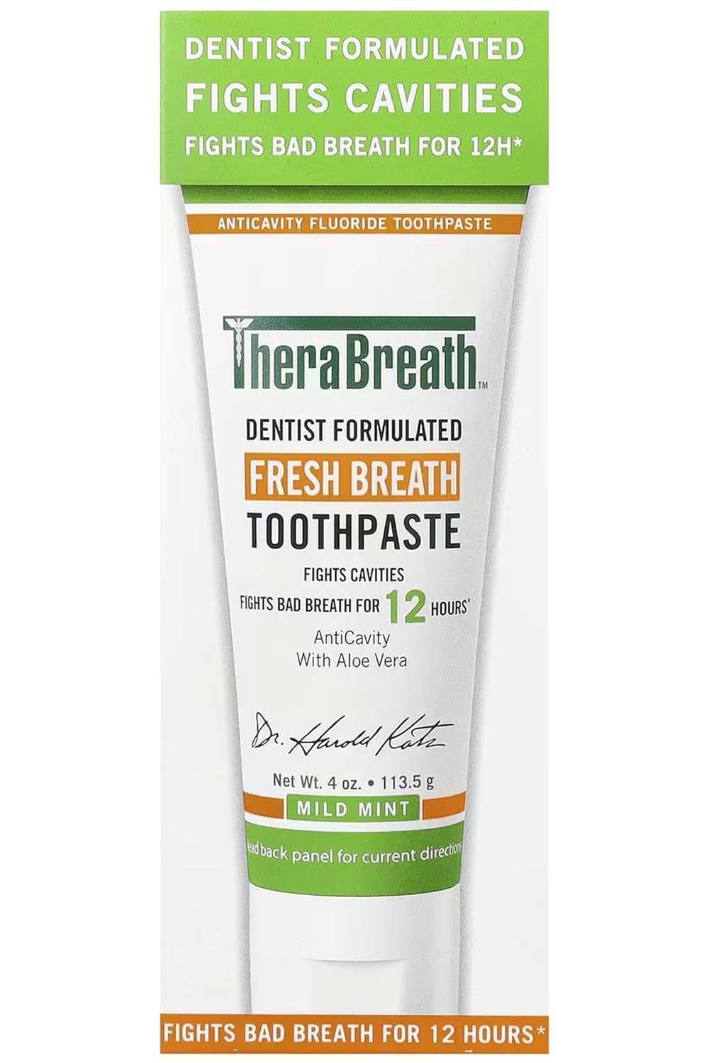 TheraBreath Fresh Breath Toothpaste - 4 Oz