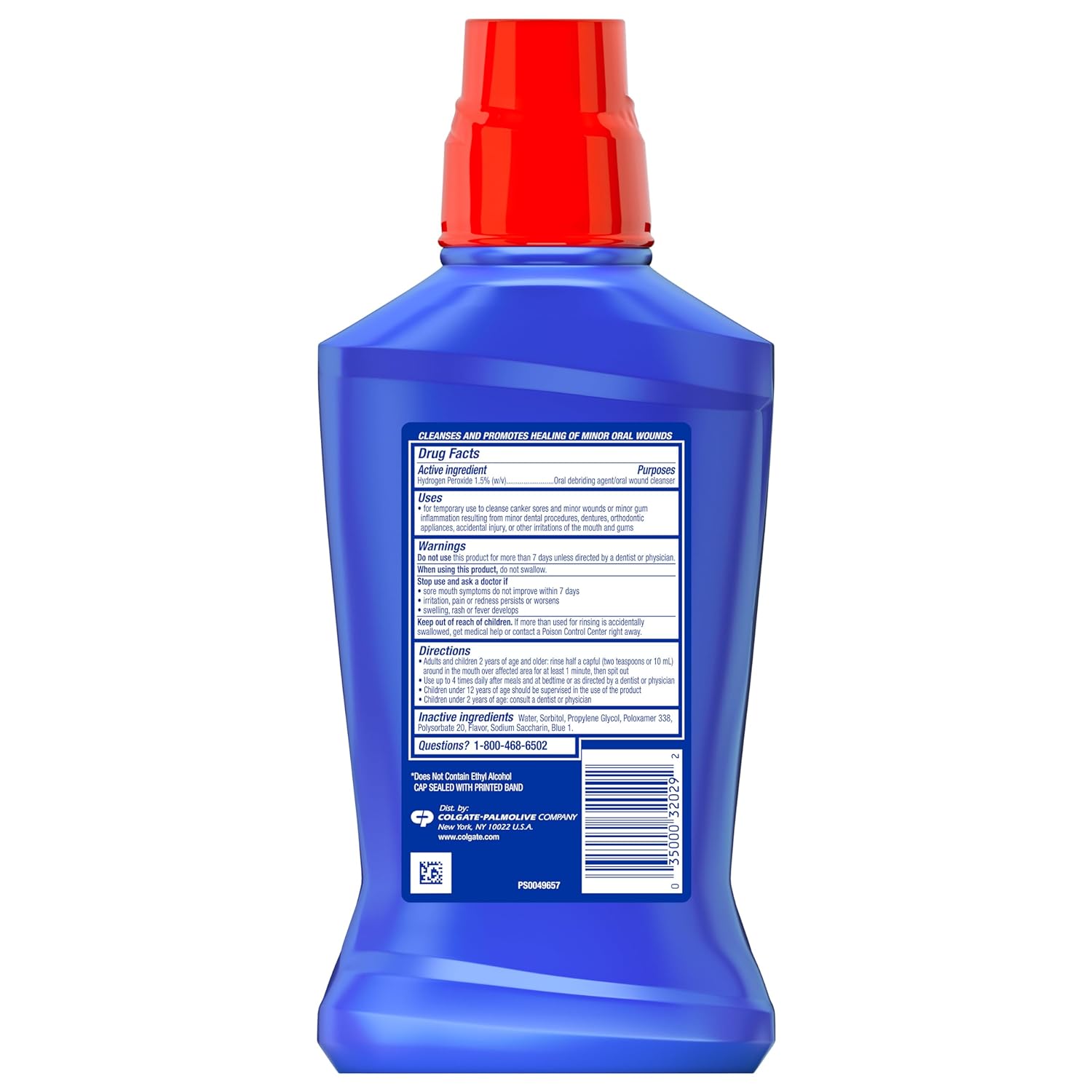 Colgate Peroxyl Mouth Sore Rinse, 500ml