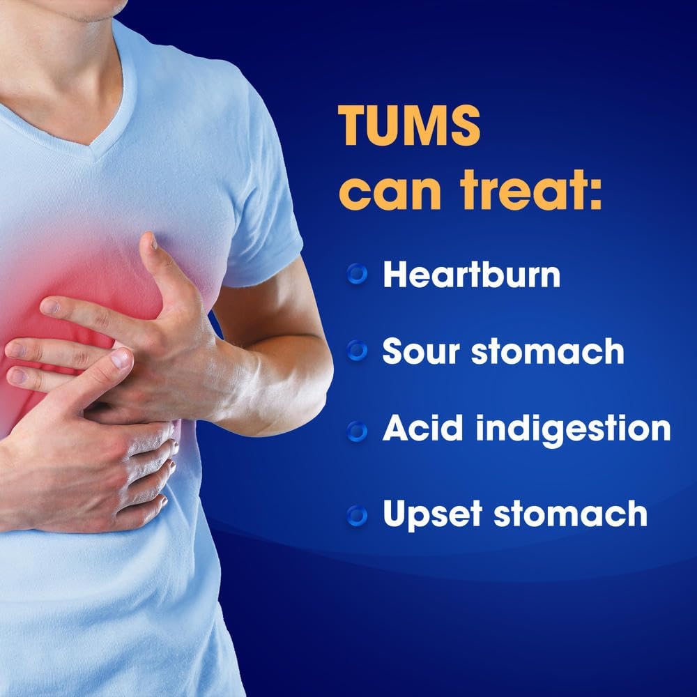 TUMS Extra Strength Chewable Antacid | 70 Tablets