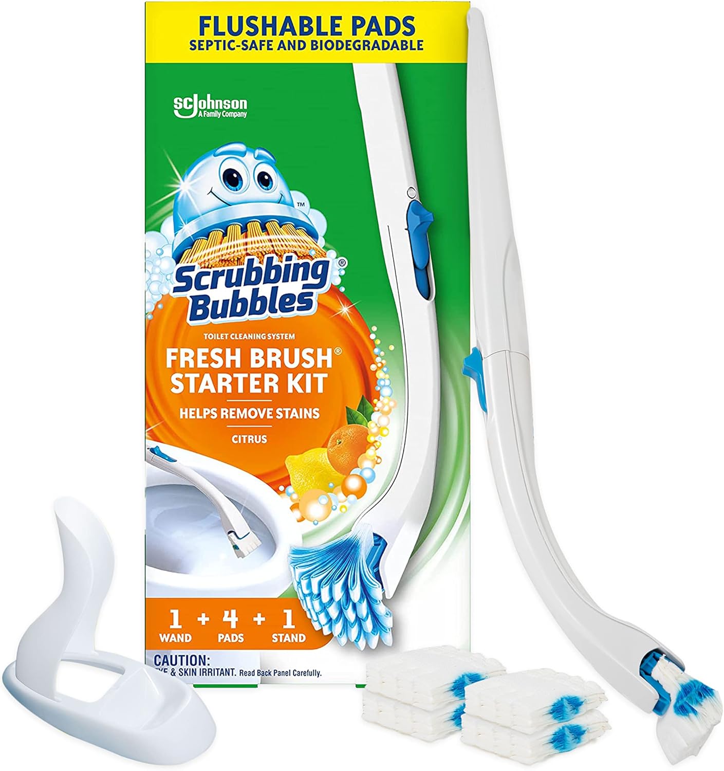 Scrubbing Bubbles Toilet Bowl Brush and Holder