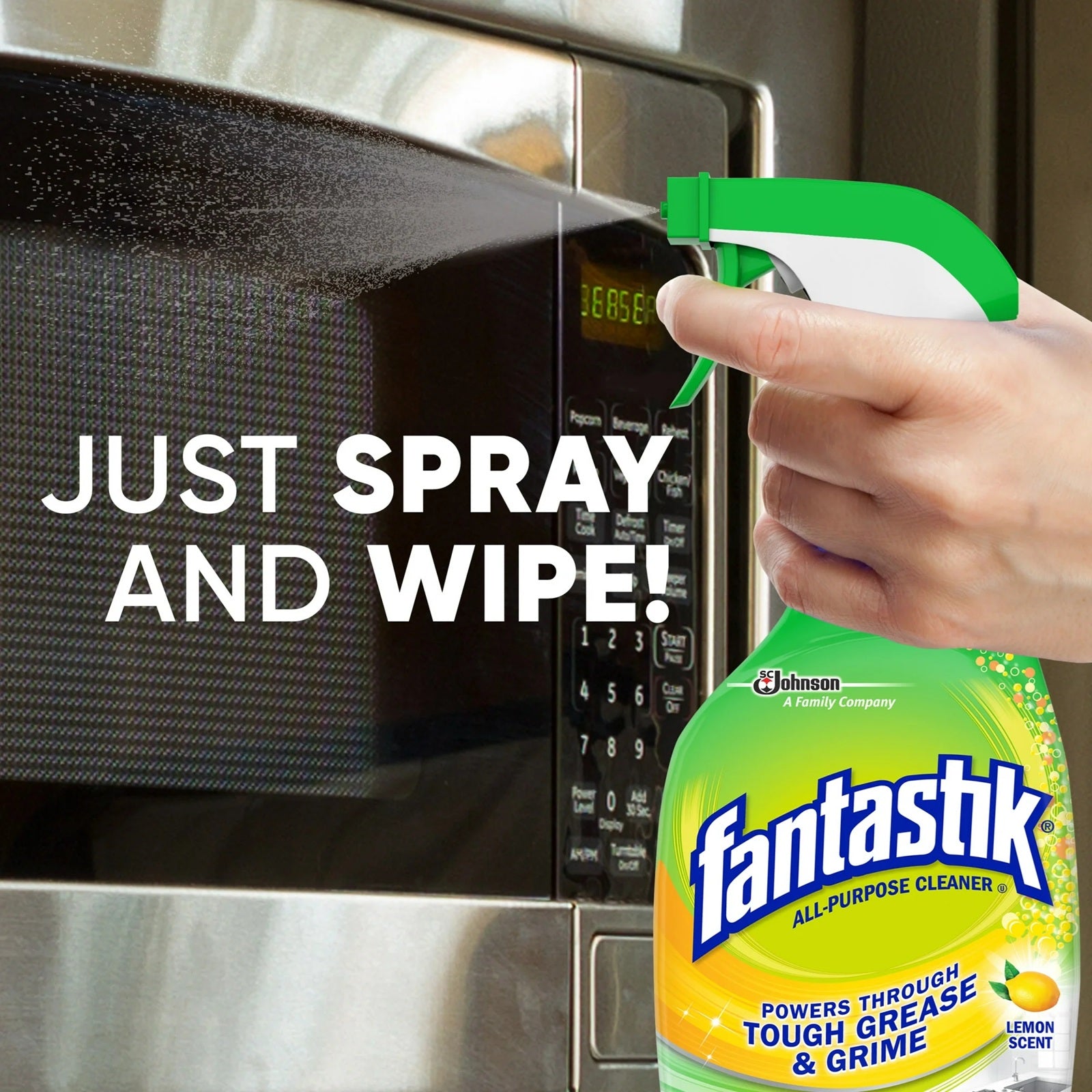 Fantastik Anti Bacterial Lemon Power Cleaner | 32 Oz