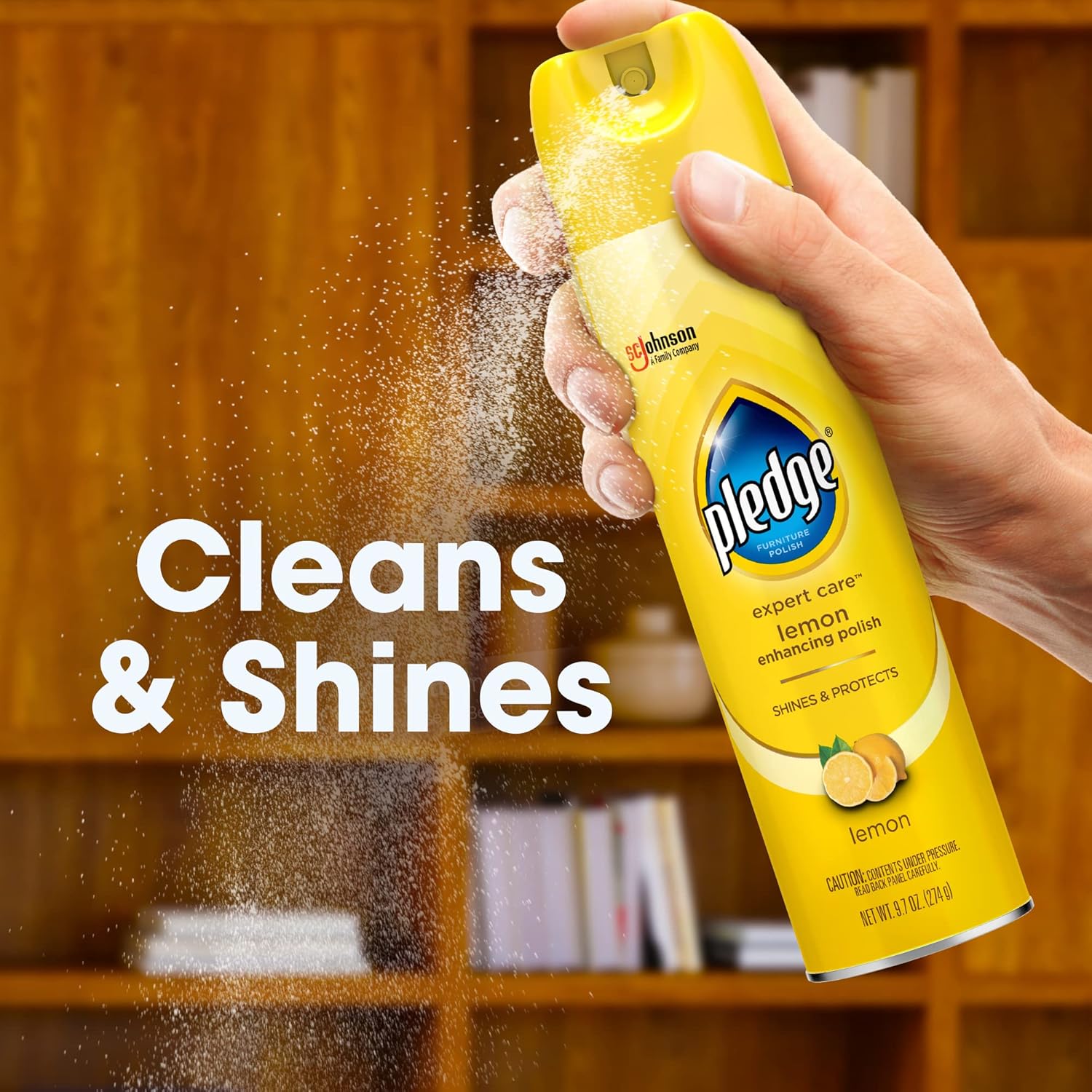 Pledge Lemon Enhancing Polish | 9.7 Oz