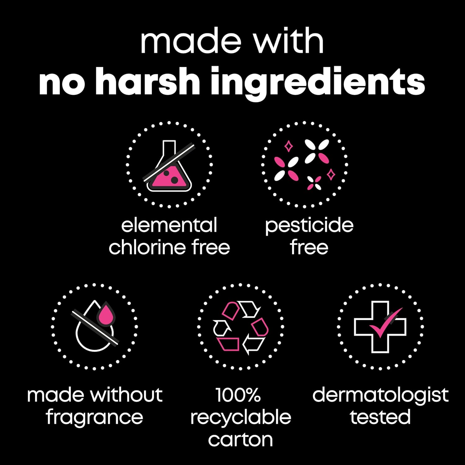 U by Kotex Barely There Liners | Regular | 50 Count