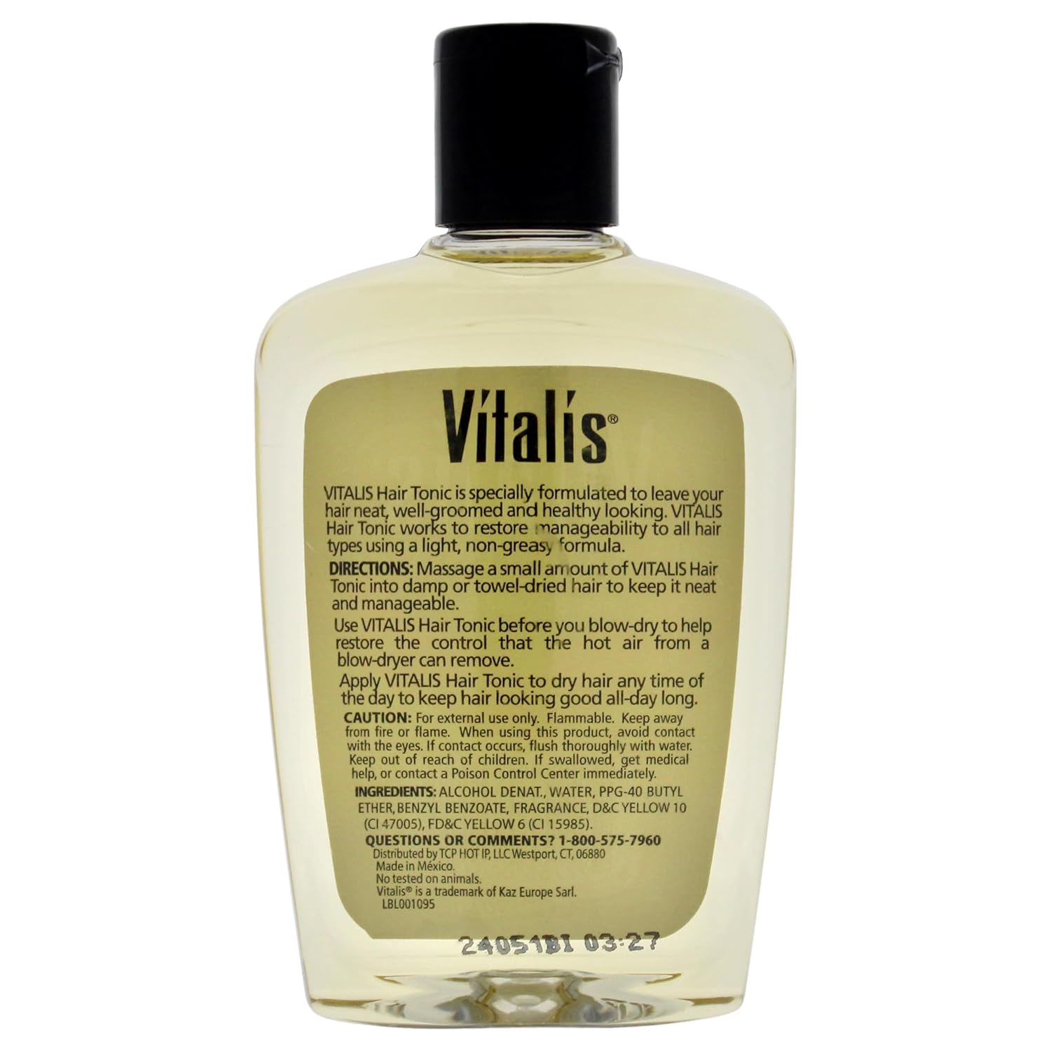 Vitalis Hair Tonic Liquid | All Hair Types | 207 ml