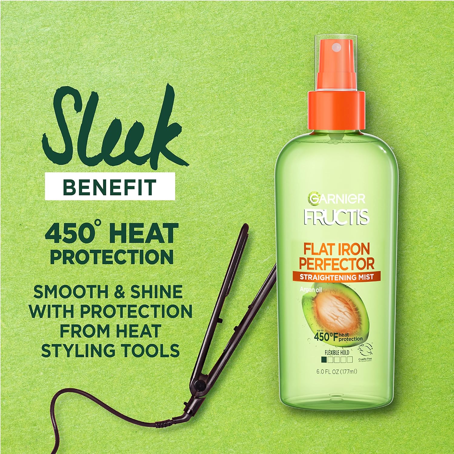 Garnier Fructis Style Flat Iron Perfector Straightening Mist | 6 Oz