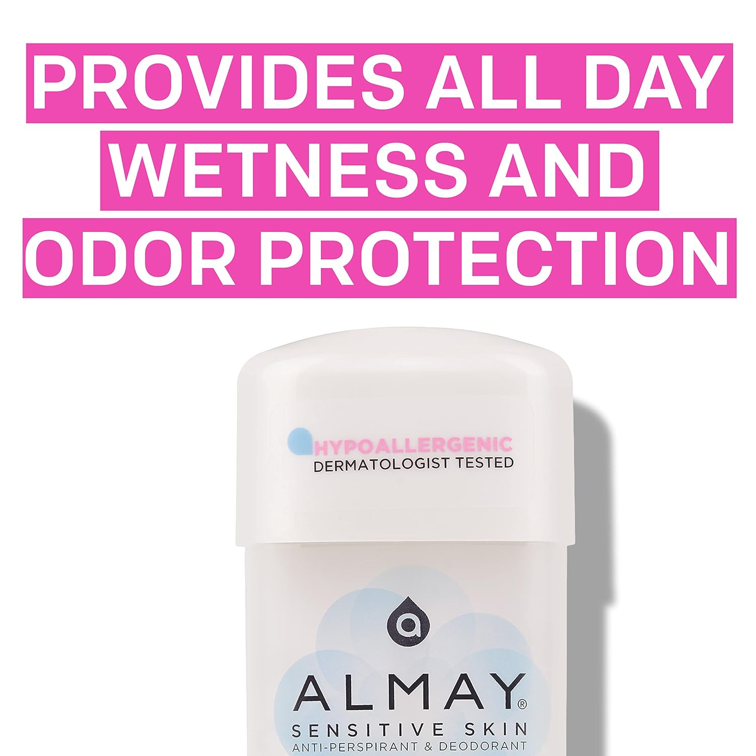 Almay Hypoallergenic Clear Gel Fragrance Free Deodorant | 2.25 Oz