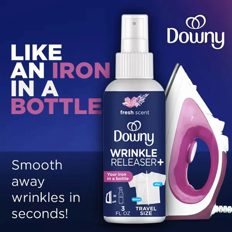 Downy Wrinkle Release Spray, Light Fresh Scent - 90 ml