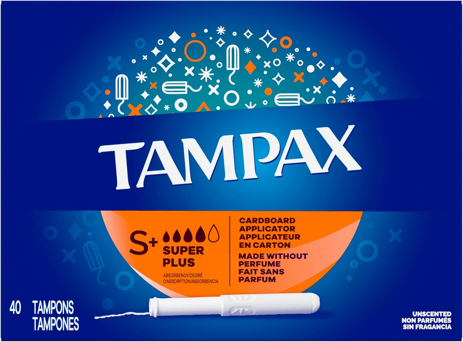 Tampax | Super Plus | 40 Count