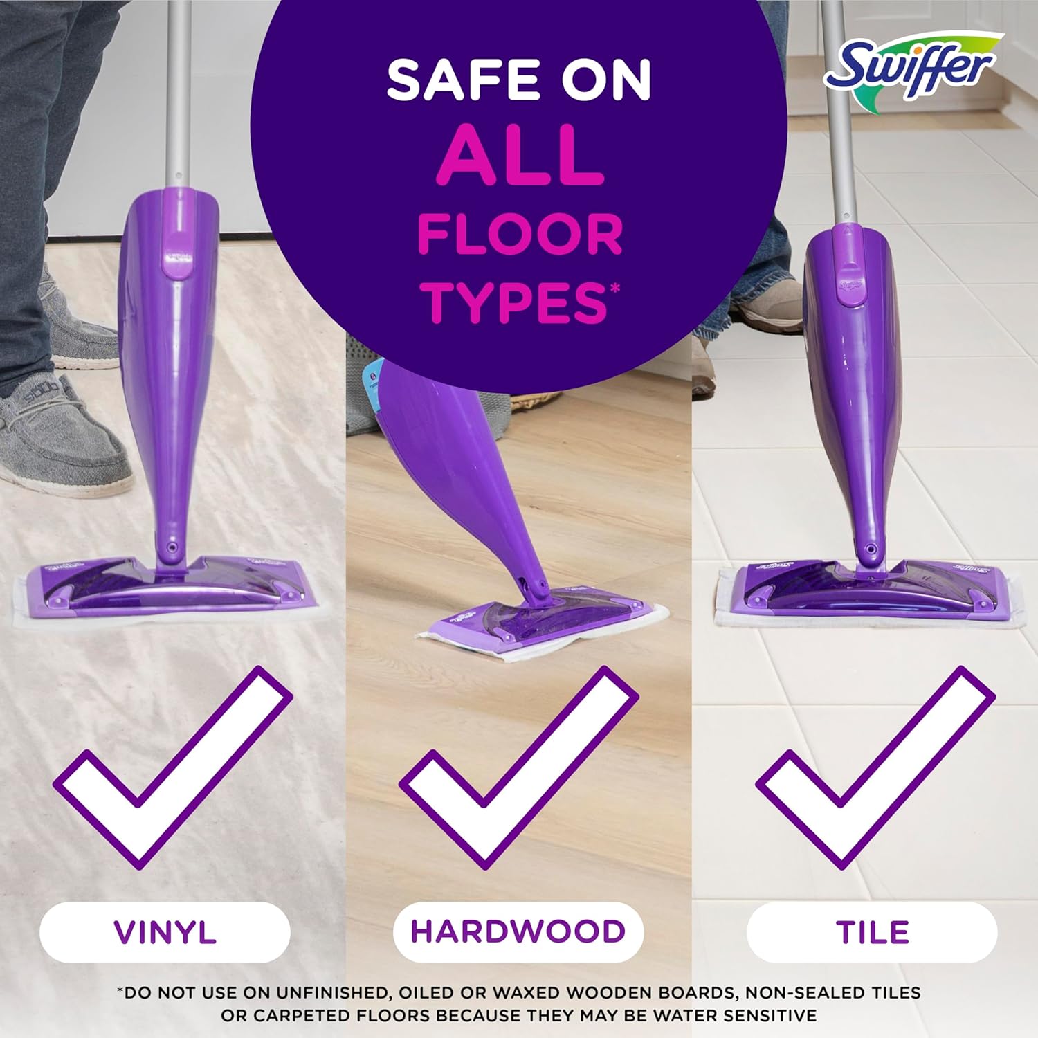 Swiffer Wetjet Hardwood Mop Pad Refills | 24 Mopping Pads