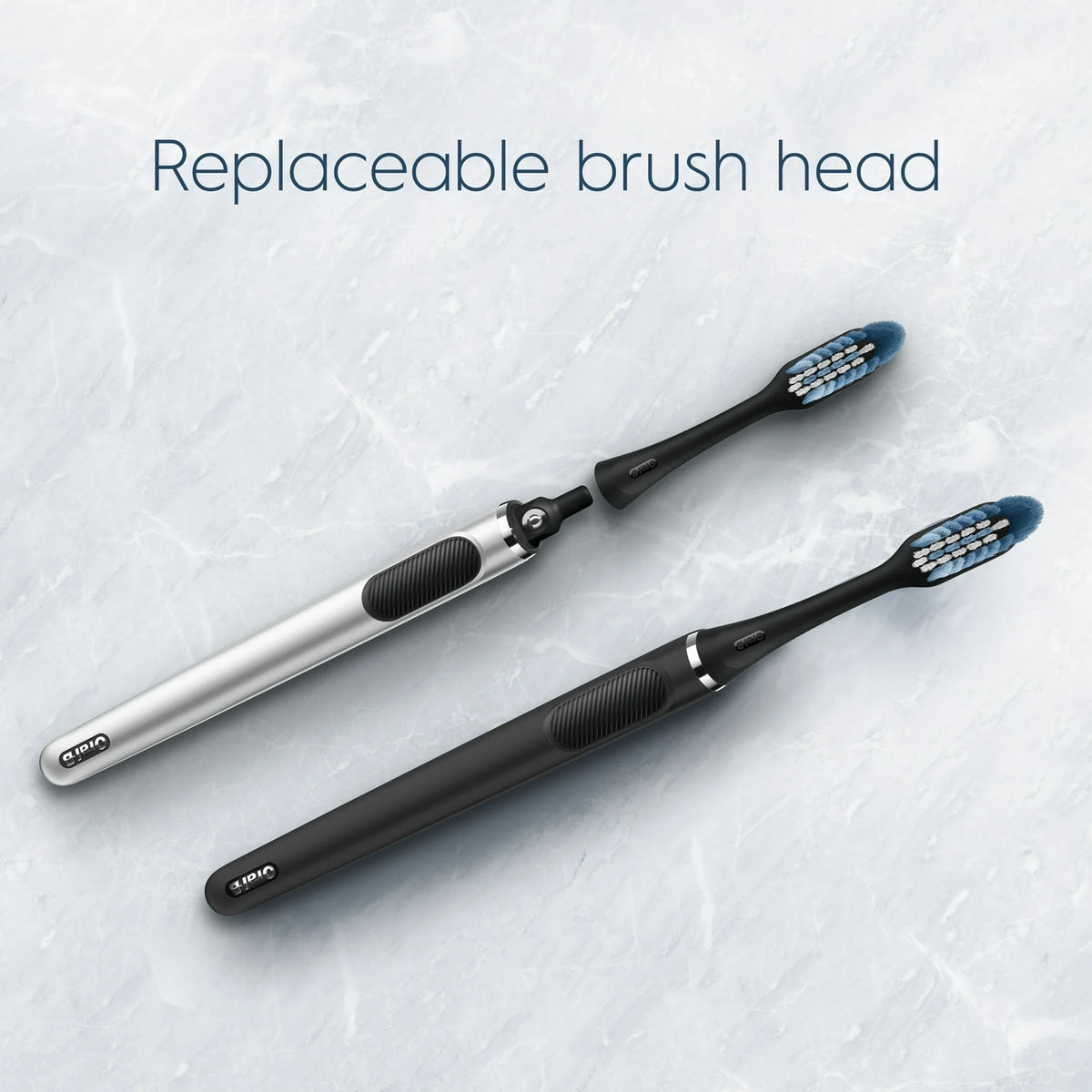 Oral-B Clic Toothbrush Ultimate Clean Replacement Brush Heads | Black | 2 Count