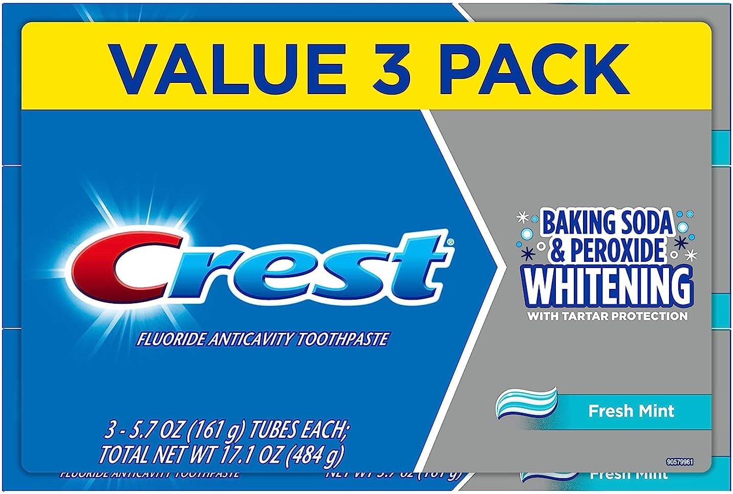 Crest Whitening Baking Soda & Peroxide | Pack of 3