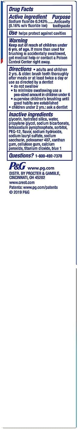 Crest Whitening Baking Soda & Peroxide | Pack of 3