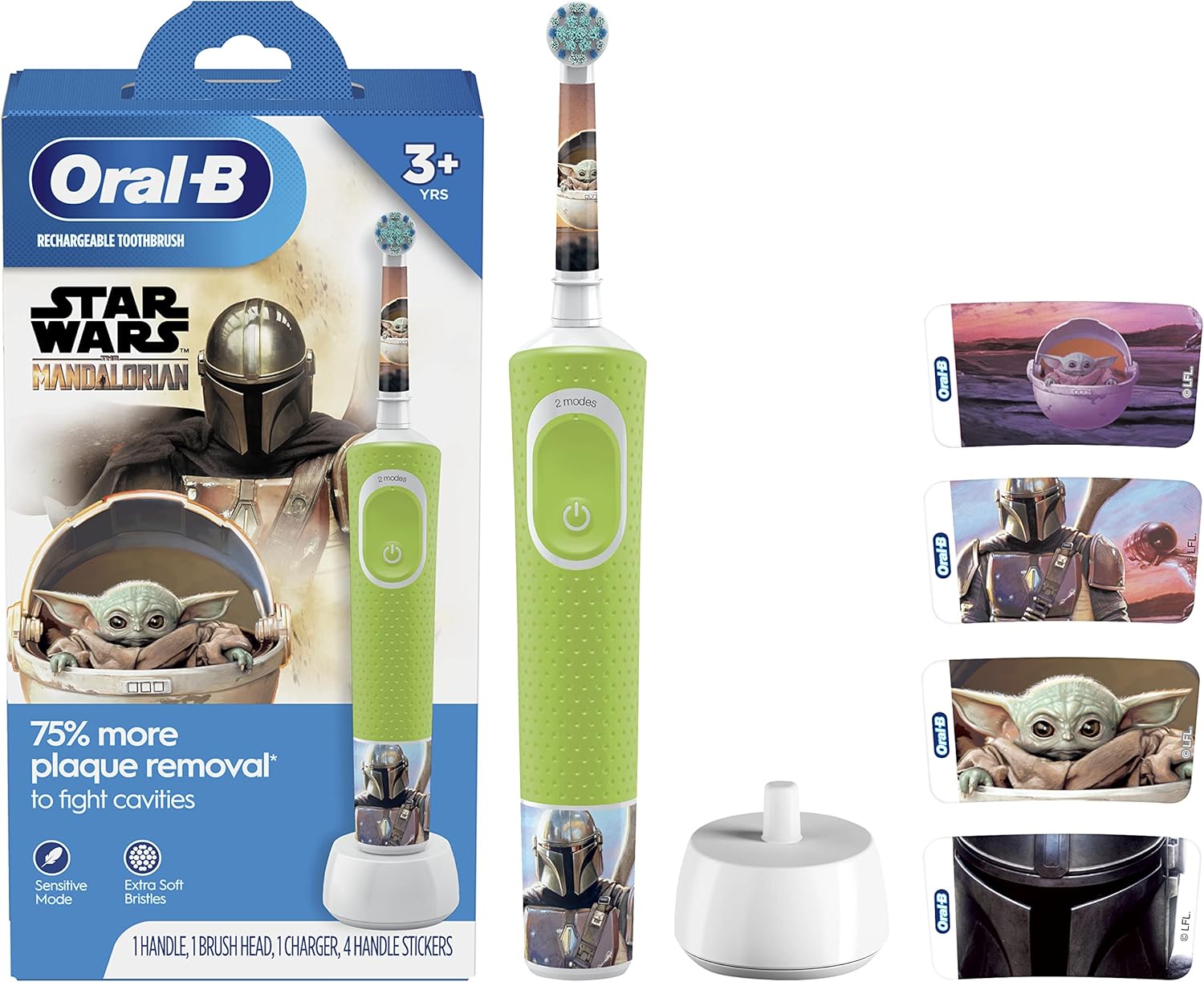 Oral-B Kids Electric Toothbrush Featuring Star Wars, for Kids 3+
