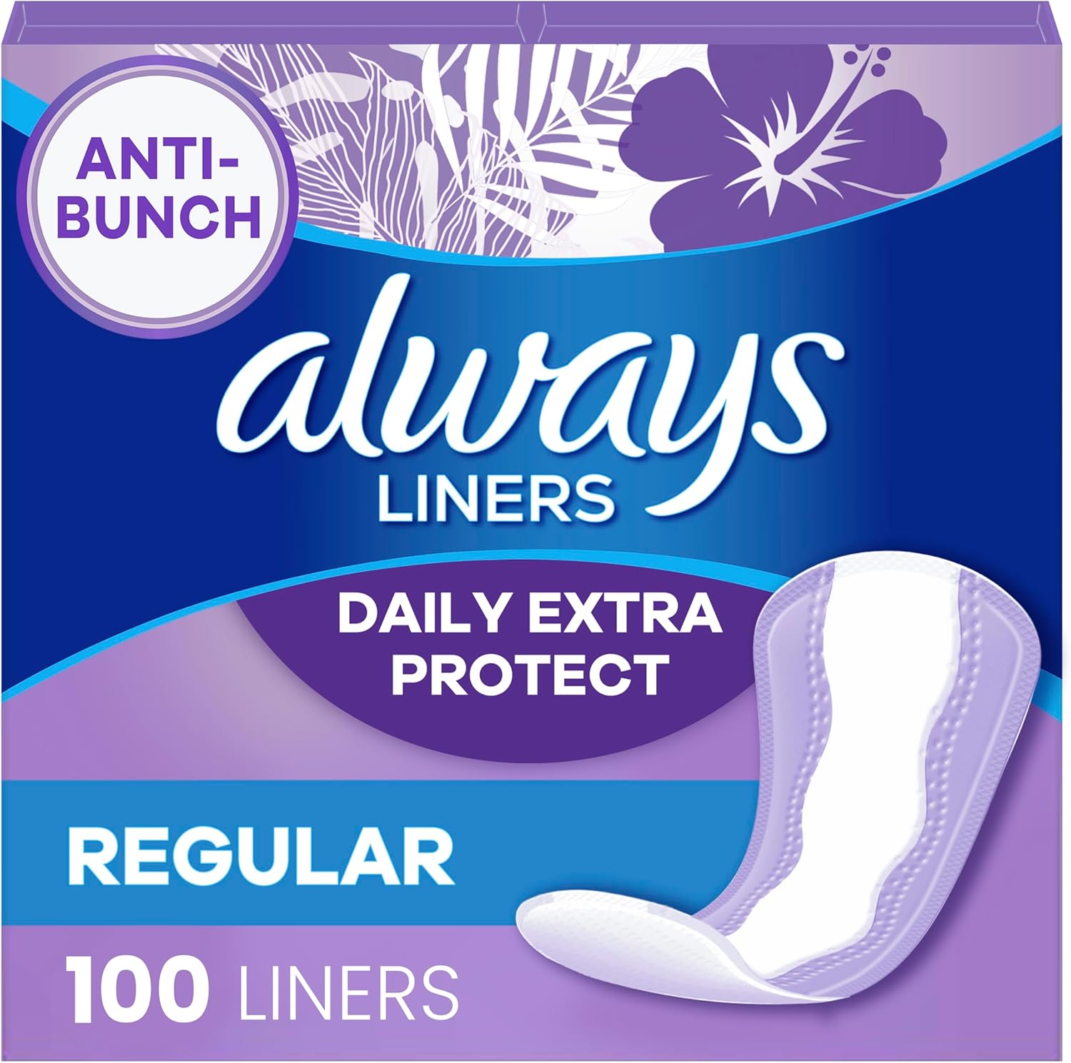 Always Liners Daily Extra Protect | Regular | 100 Liners