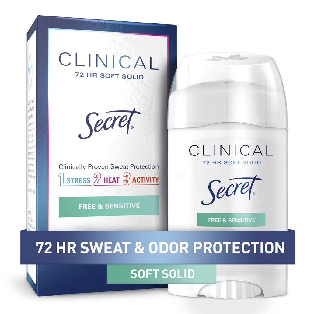 Secret Clinical Strength | Soft Solid | Unscented | 1.6 Oz