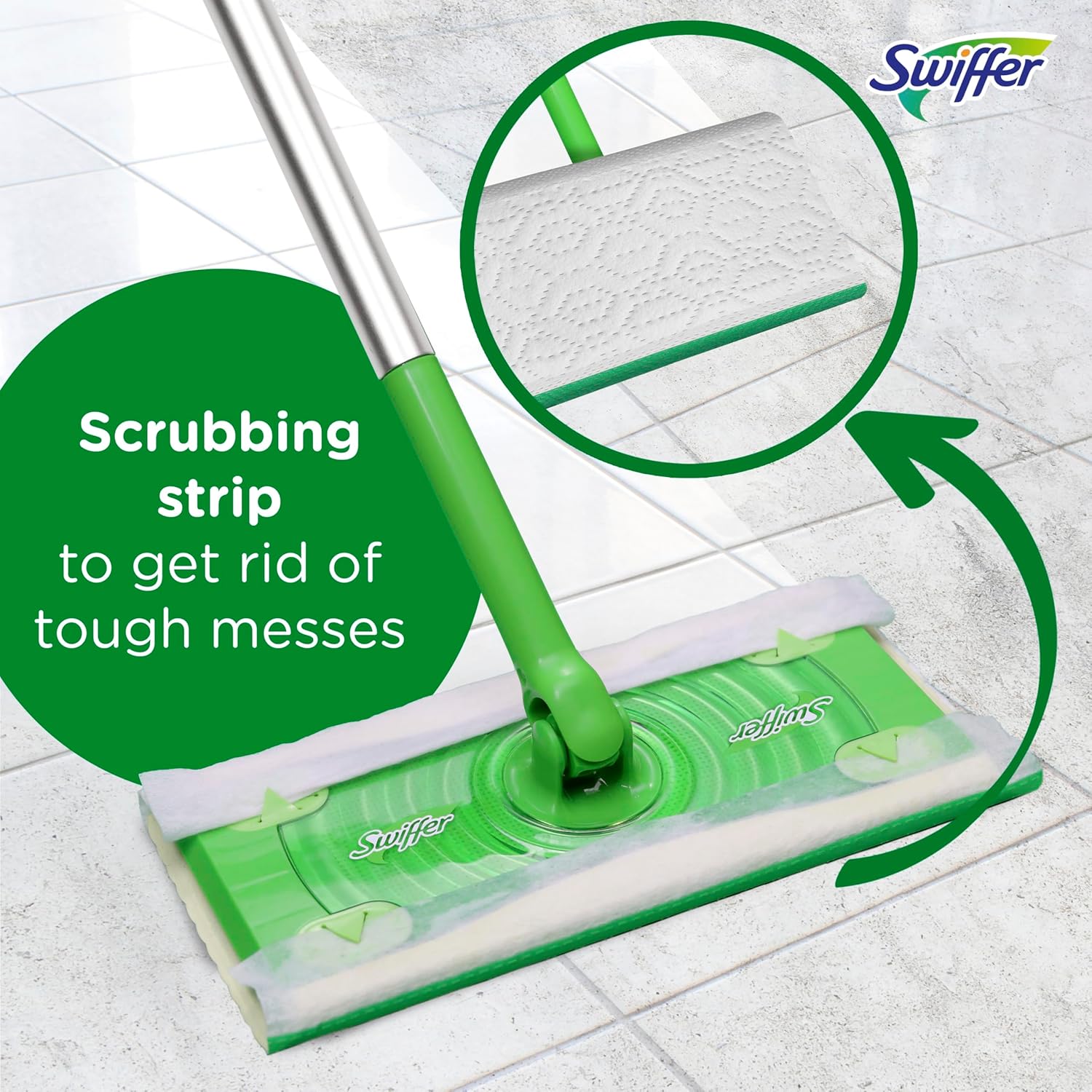 Swiffer Sweeper Wet Mopping Cloths | Open-Window Fresh | 24 Wet Pad Refills