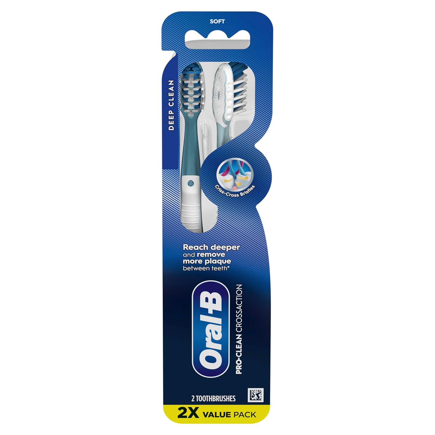 Oral-B Pro-Health 2 Pack All-in-One Manual Toothbrush | Soft | Value Pack