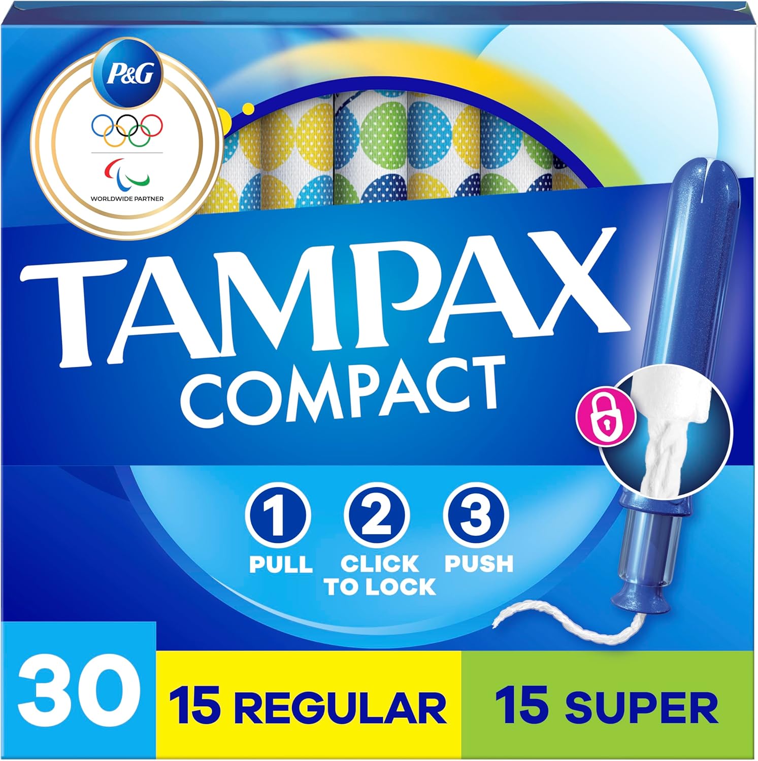 Tampax Compact Pearl | 30 Count