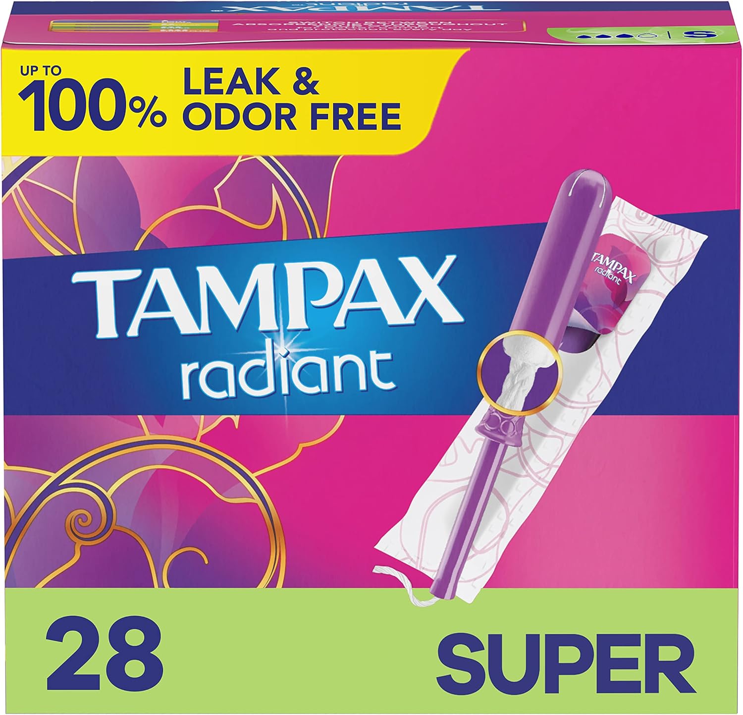 Tampax Radiant | Super | 28 Count