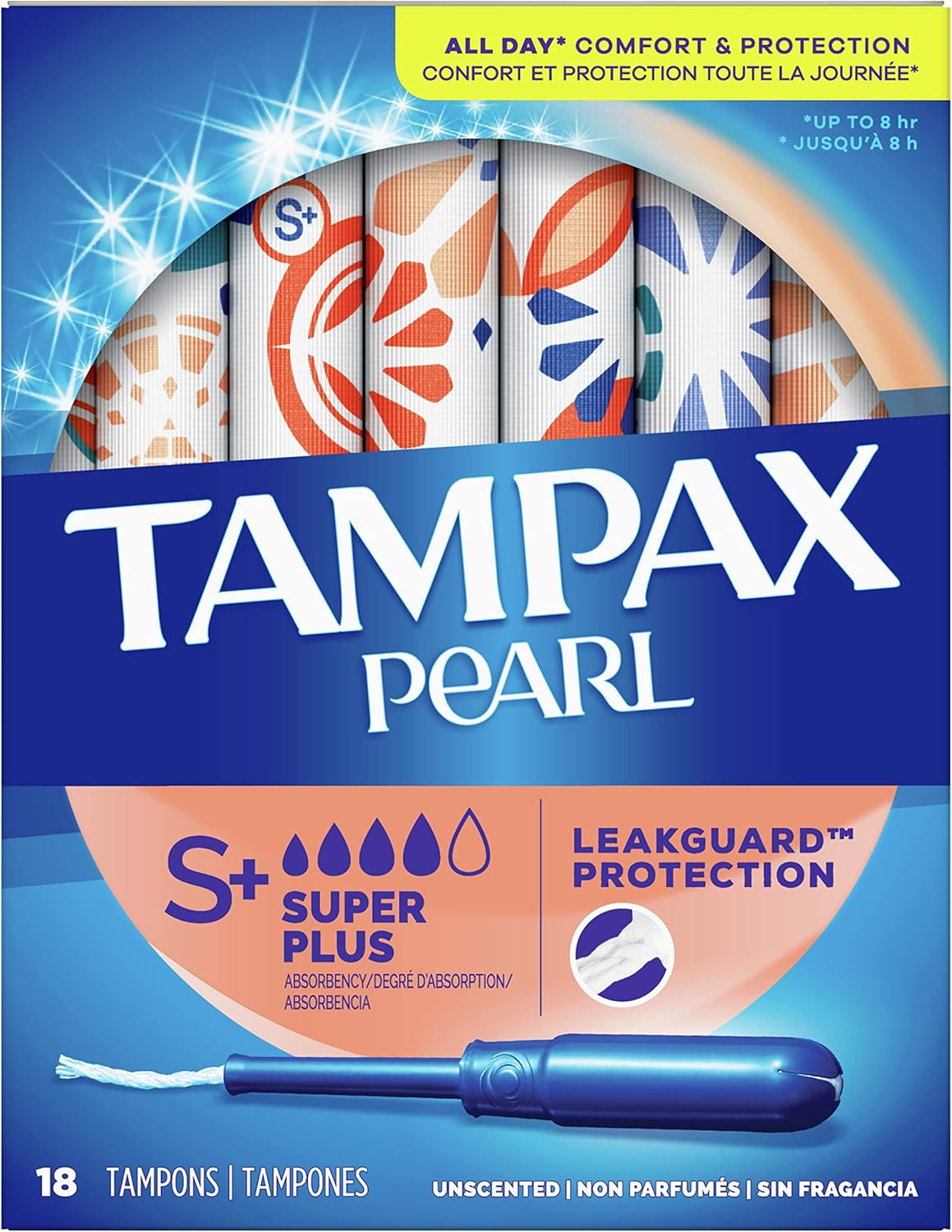 Tampax Pearl | Super Plus | 18 Count