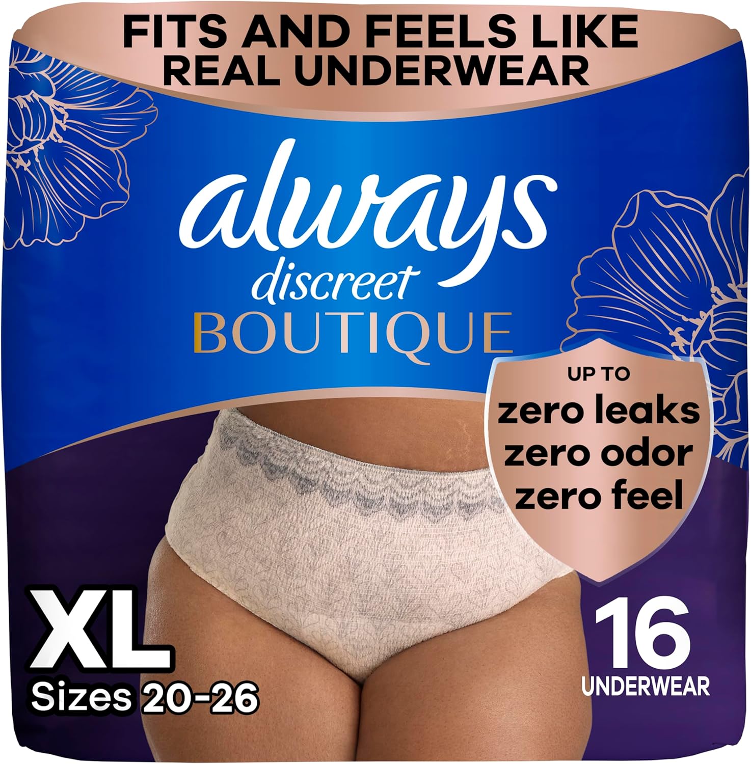 Always Discreet Boutique| X-Large | 16 Count