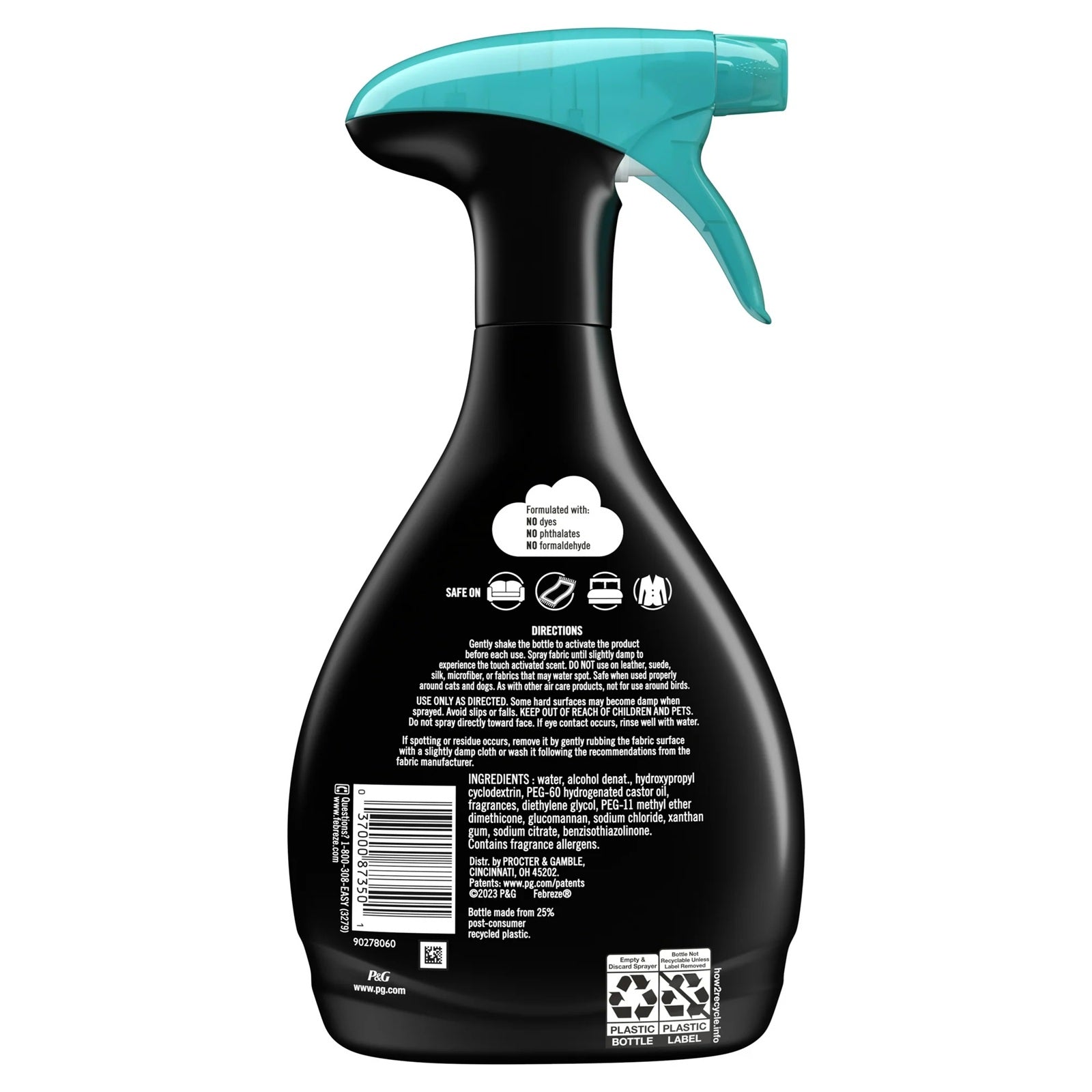 Febreze Unstopables Touch Fabric Spray | Fresh Scent | 27 Oz (800 ml)
