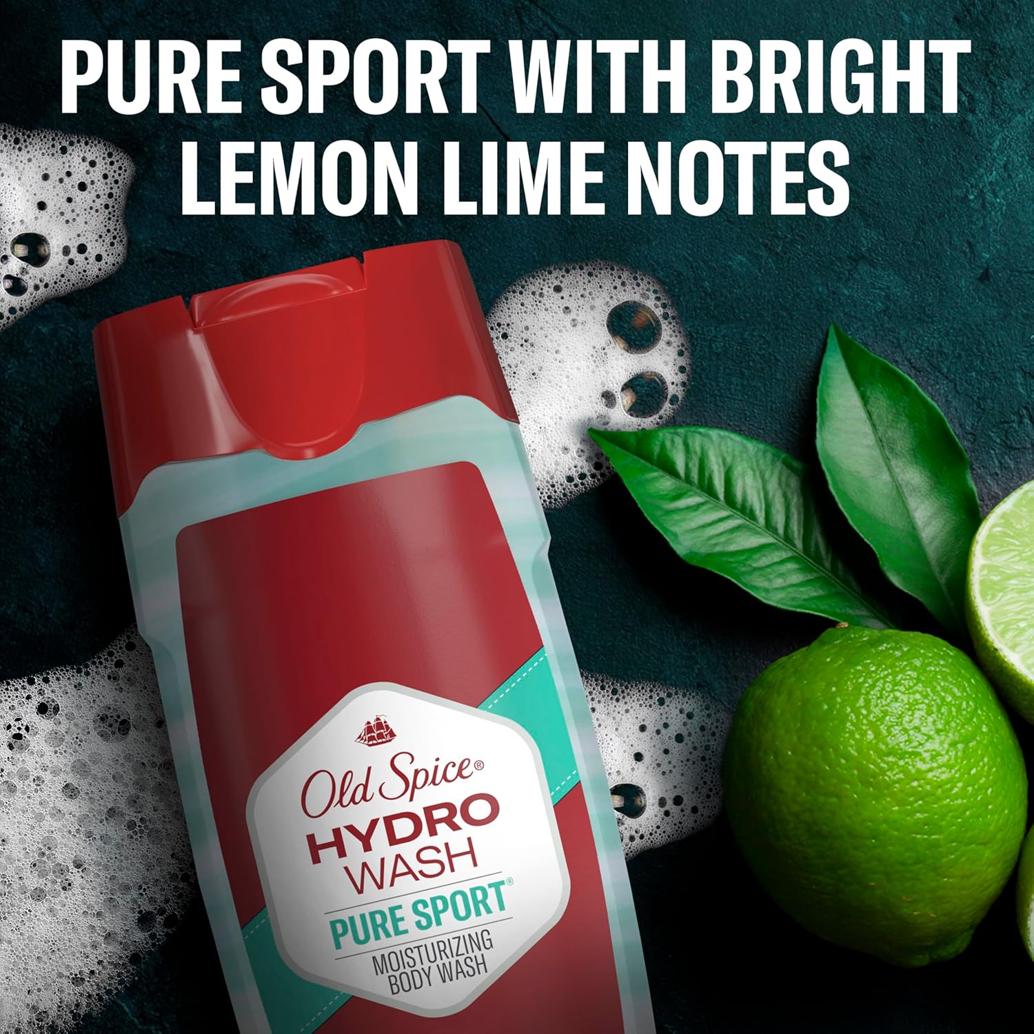 Old Spice Hydro Body Wash | Pure Sport Plus | 16 Oz (473 ml)