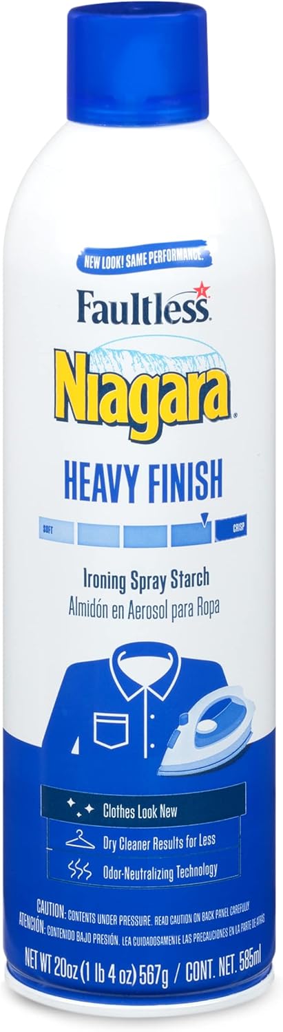 Niagara Spray Starch Plus | Heavy | 20 Oz