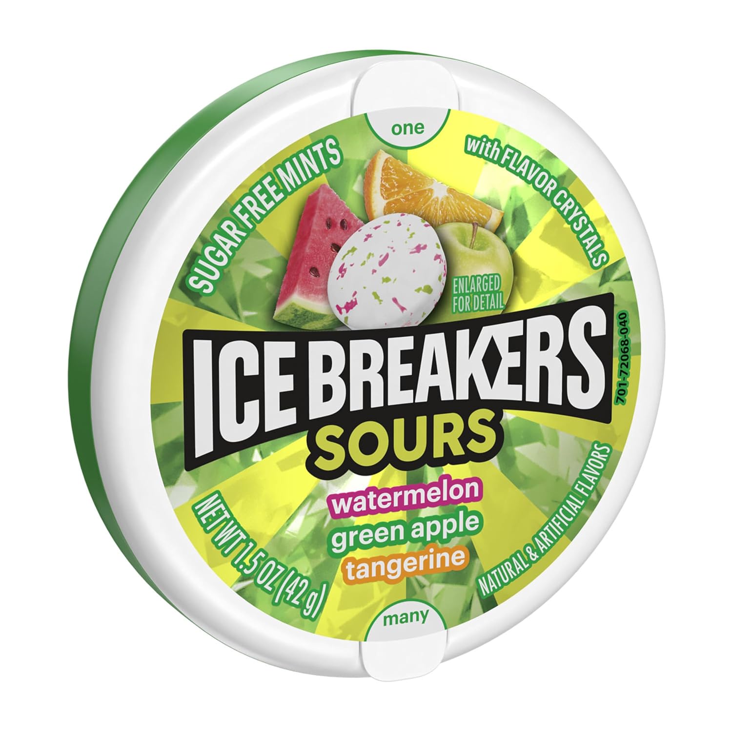 Ice Breakers Sours | Watermelon, Green Apple and Tangerine | 1.5 Oz (42 g)