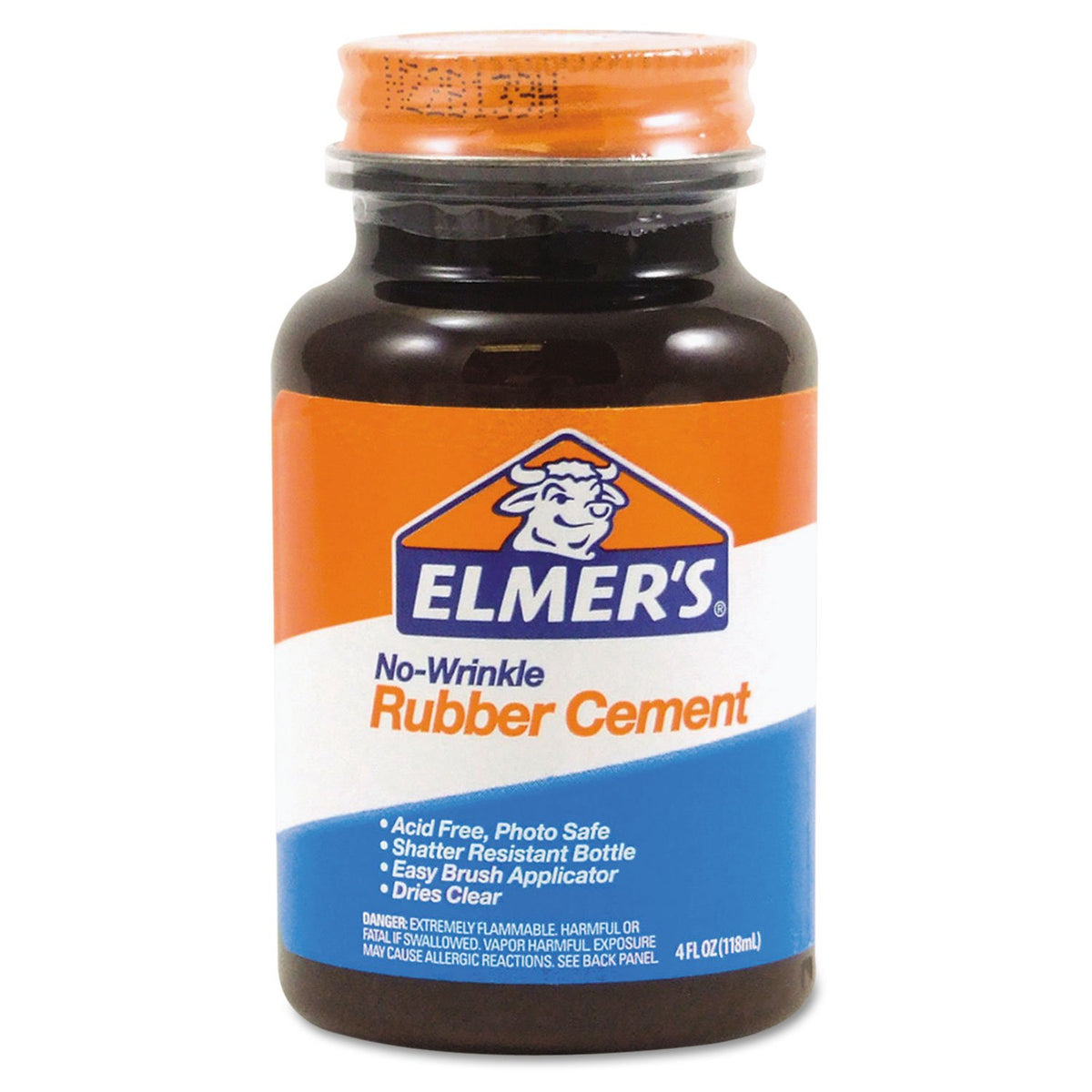 Elmer's No Wrinkle Rubber Cement | 4 Oz (118 ml)