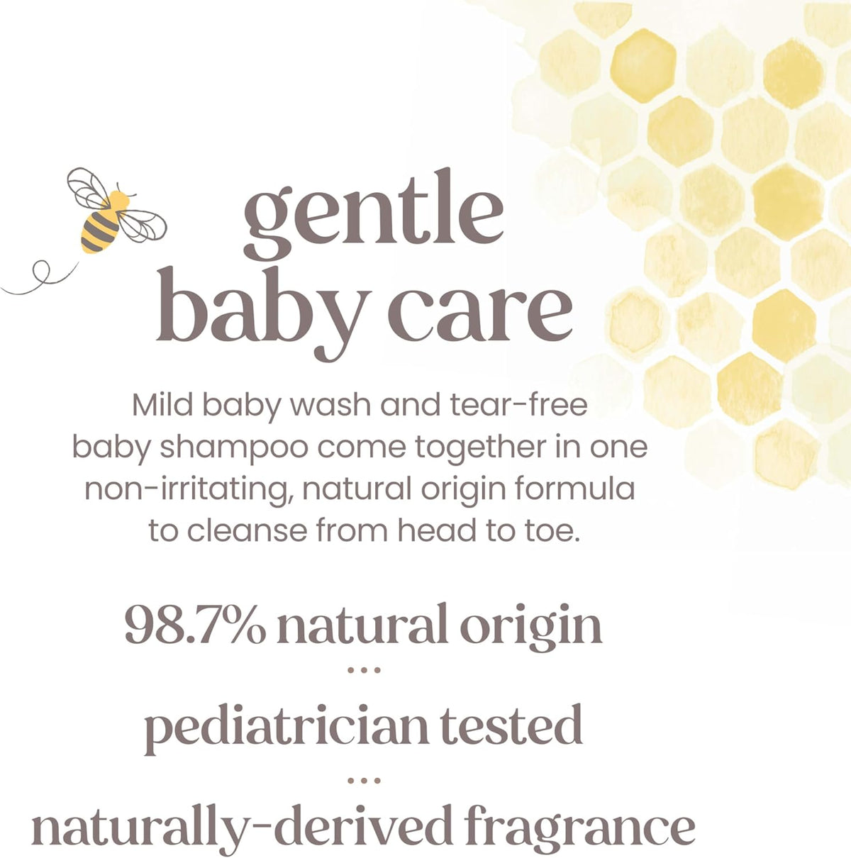 Burts Bees Baby Shampoo & Wash Original | 21 Oz (621 ml)