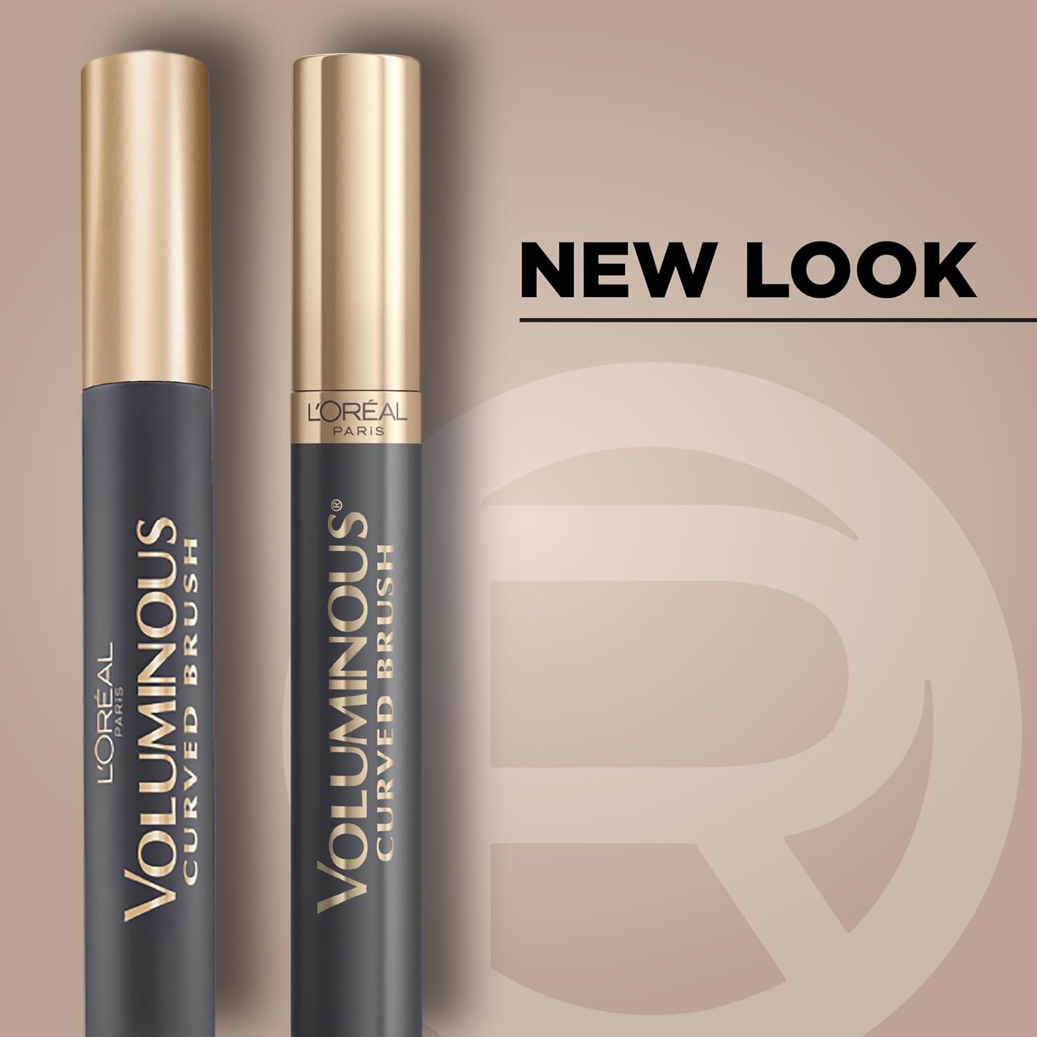 L'Oreal Paris Voluminous Curved Brush Mascara | Black | 0.26 Oz (7.7 ml)