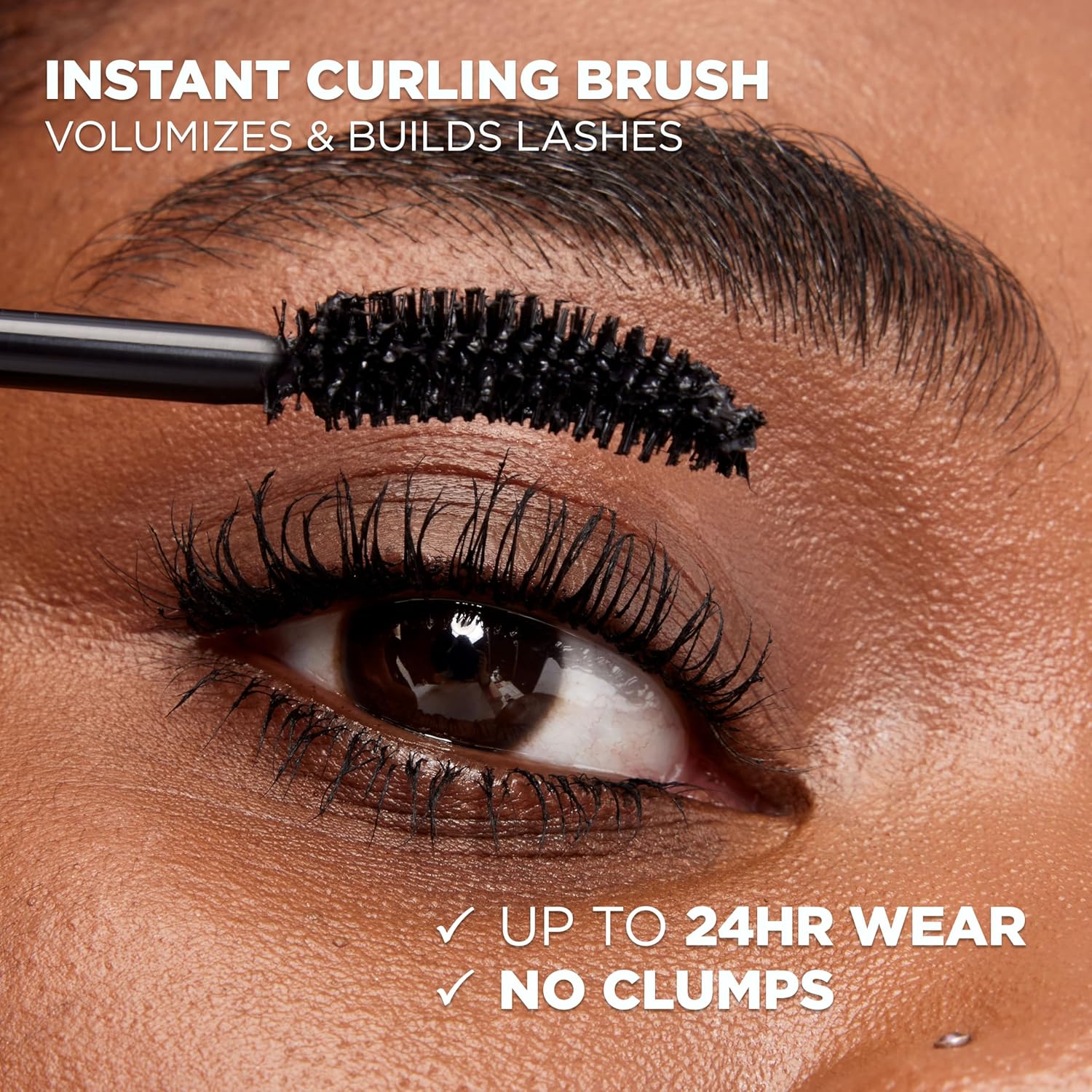 L'Oreal Paris Voluminous Curved Brush Mascara | Black | 0.26 Oz (7.7 ml)