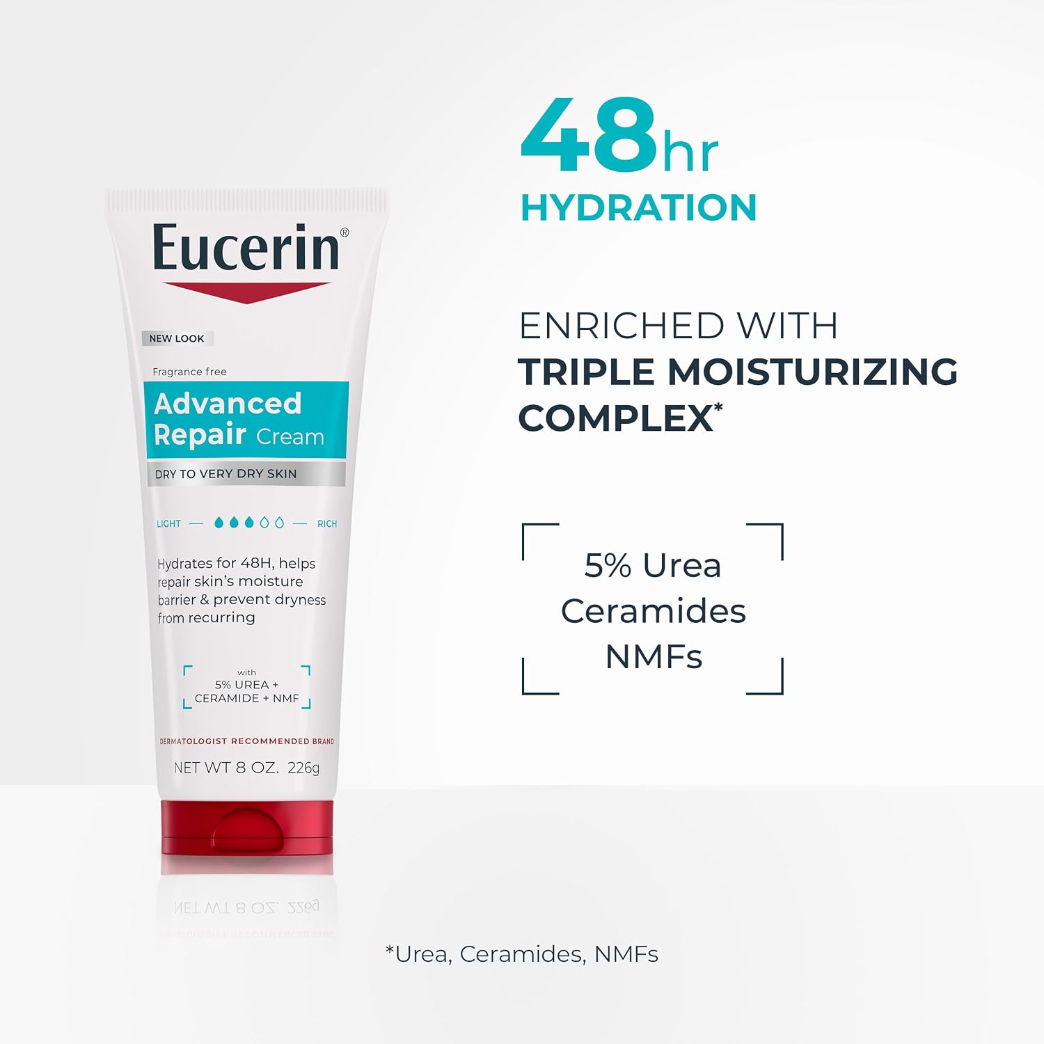 Eucerin Advanced Repair Cream | 8 Oz (226 g)