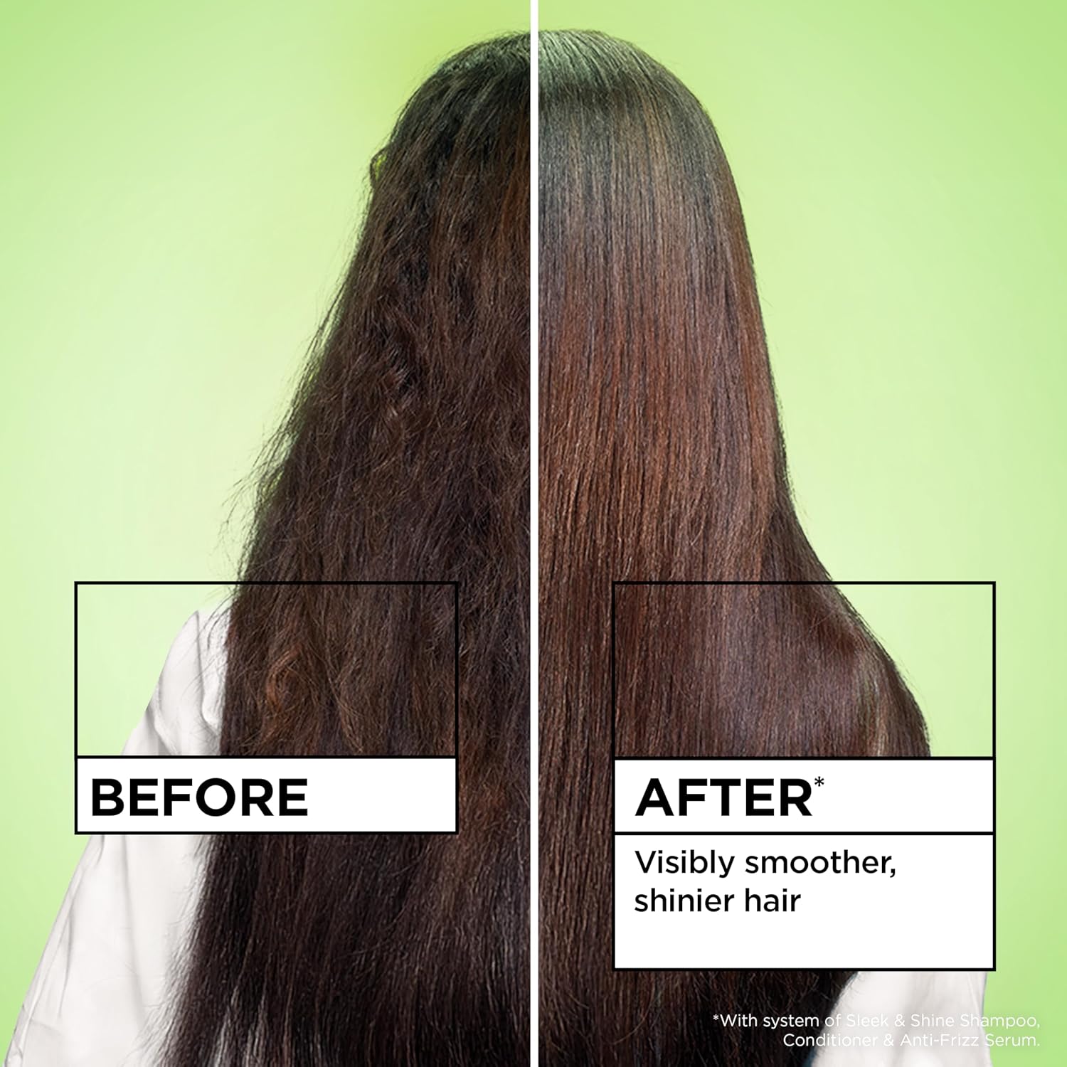 Garnier Fructis Sleek & Shine Anti-Frizz Serum | 5.1 Oz (150 ml)
