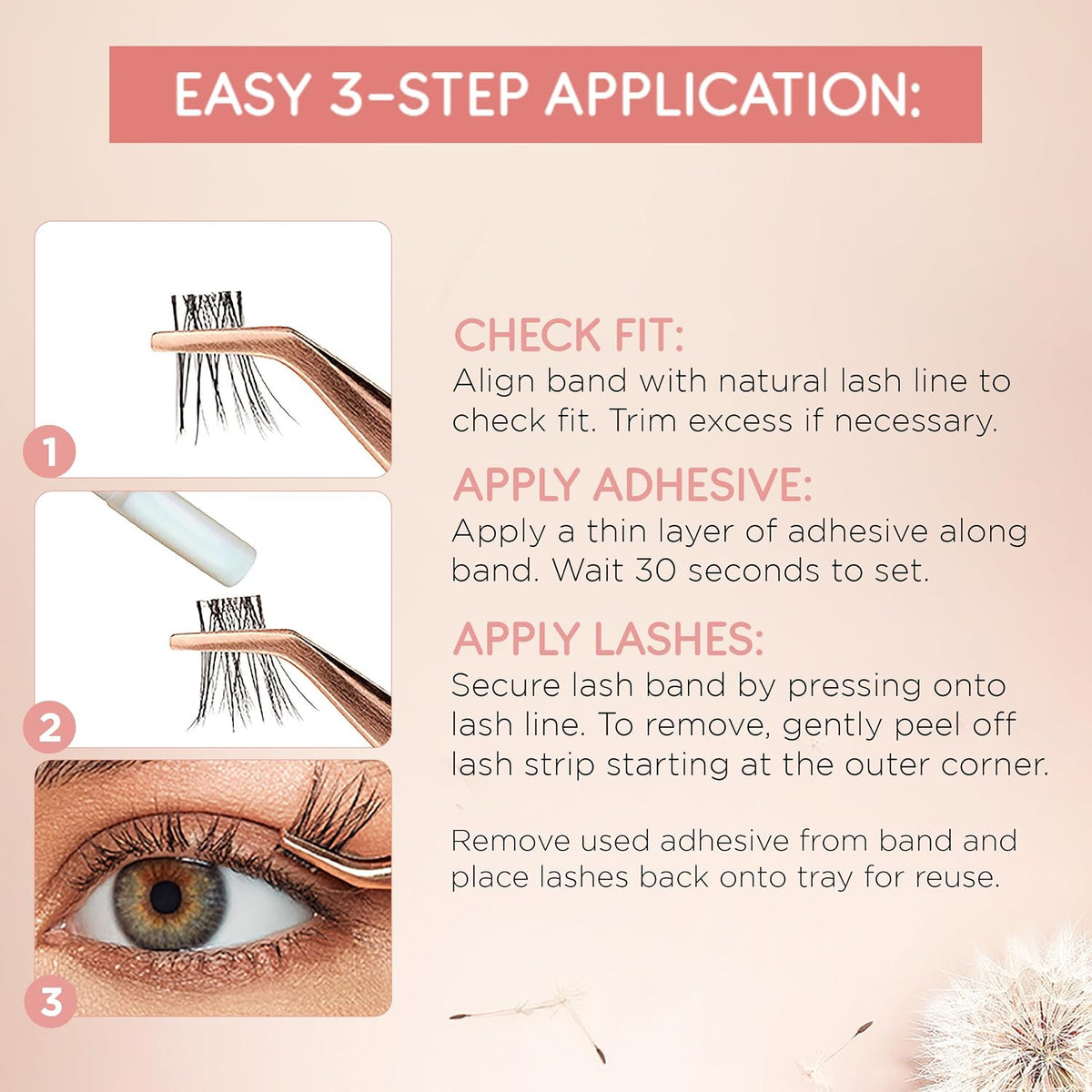 Ardell Half Naked False Eyelashes | 5 Pairs of Half Lashes