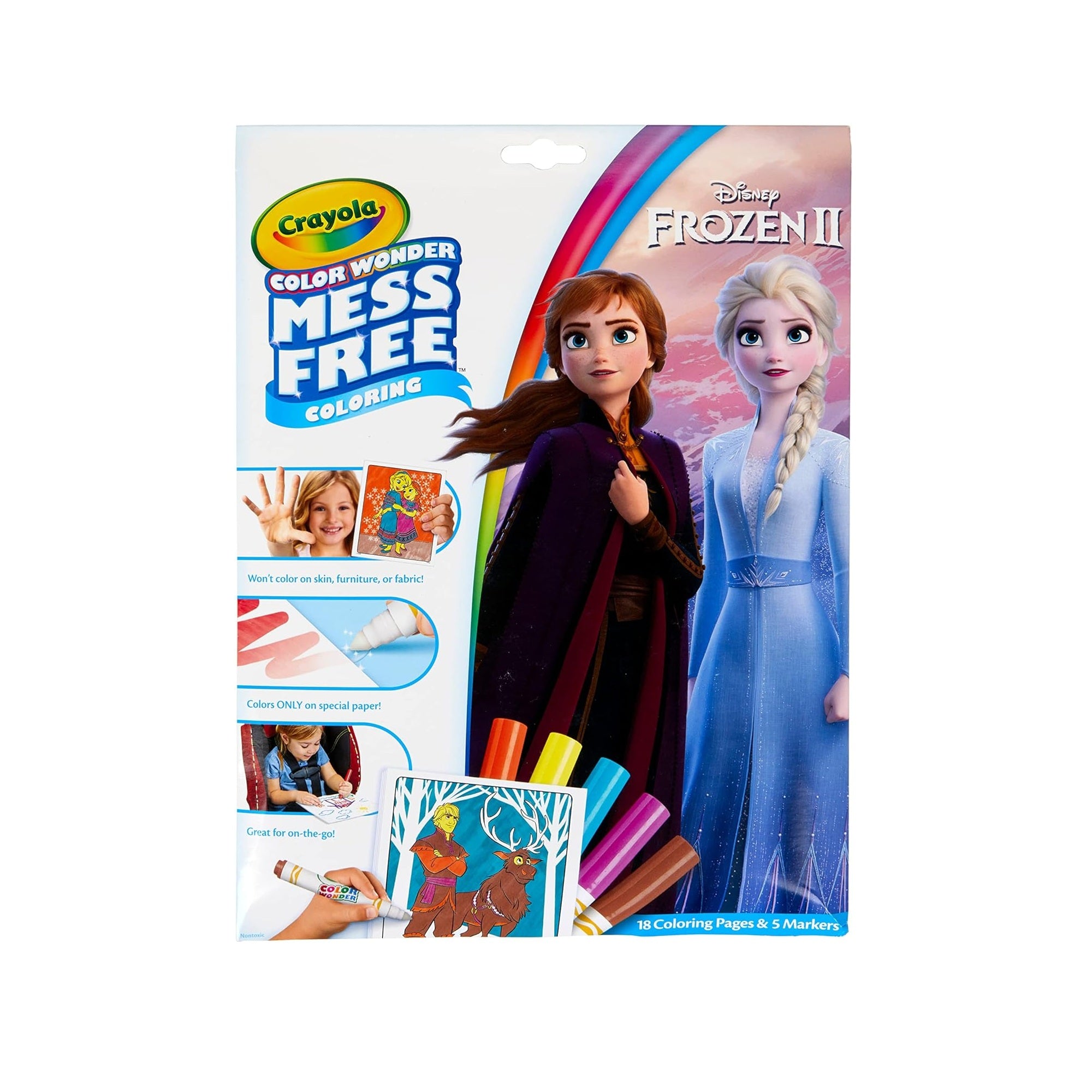 Crayola Mess Free Coloring Pad & Markers FROZEN II