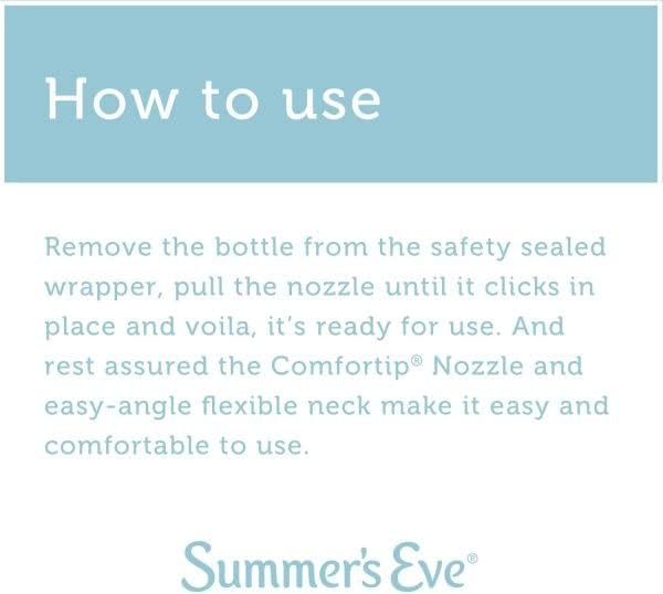 Summer's Eve Extra Cleansing Vinegar and Water | 4.5 Oz (133 ml)