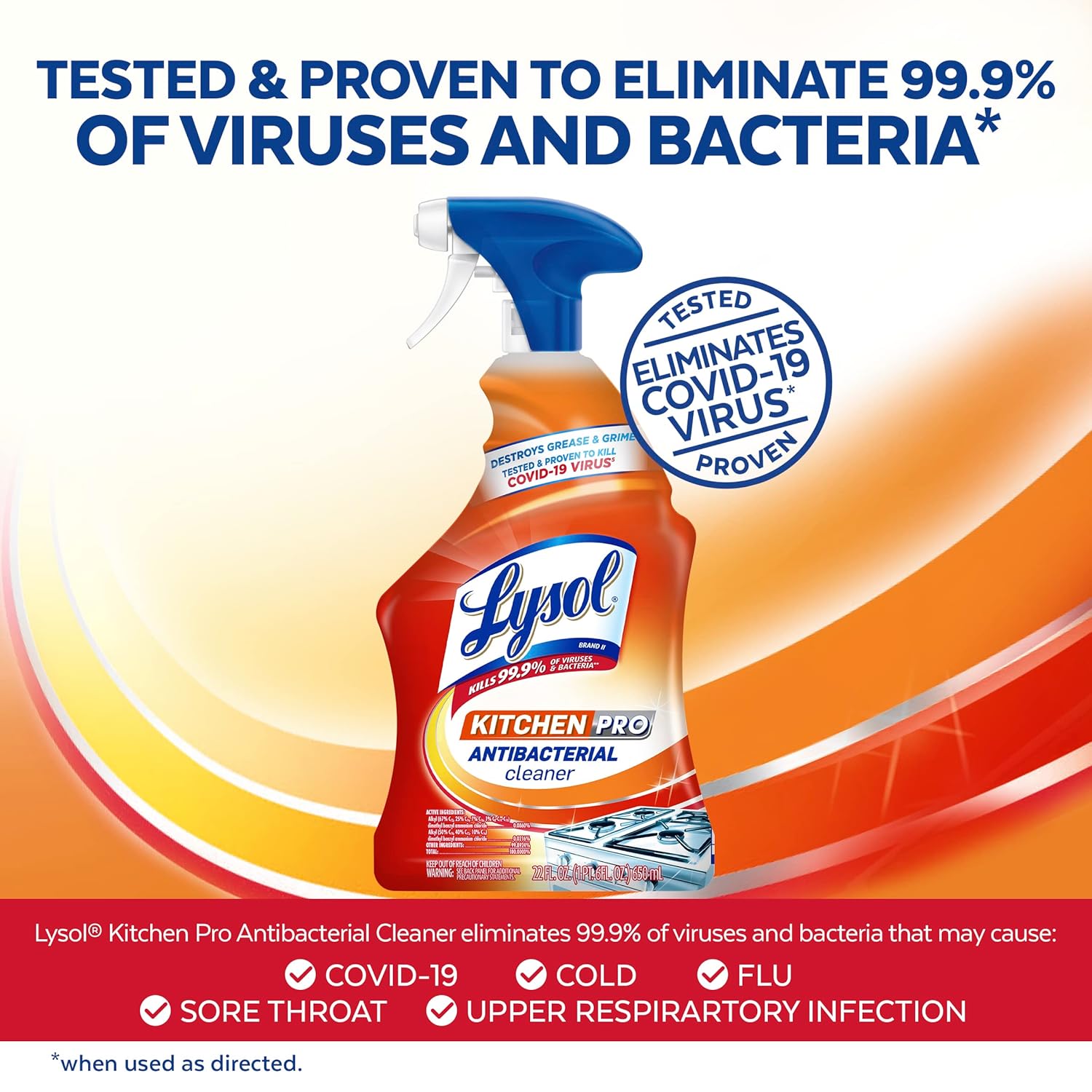 Lysol Kitchen Pro | 22 Oz | Pack of 2