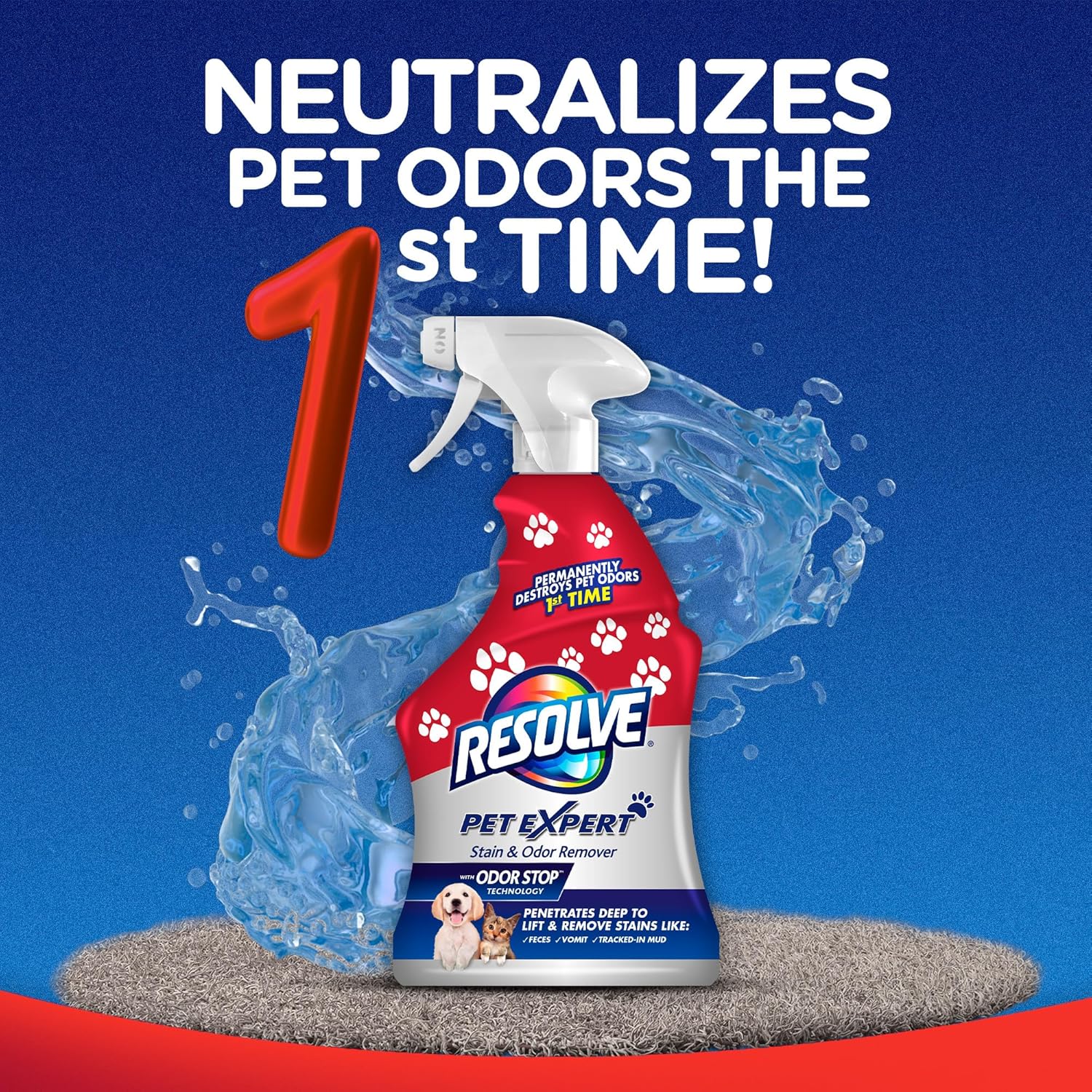 Resolve Pet Expert Carpet & Upholstery Cleaner | 22 Oz