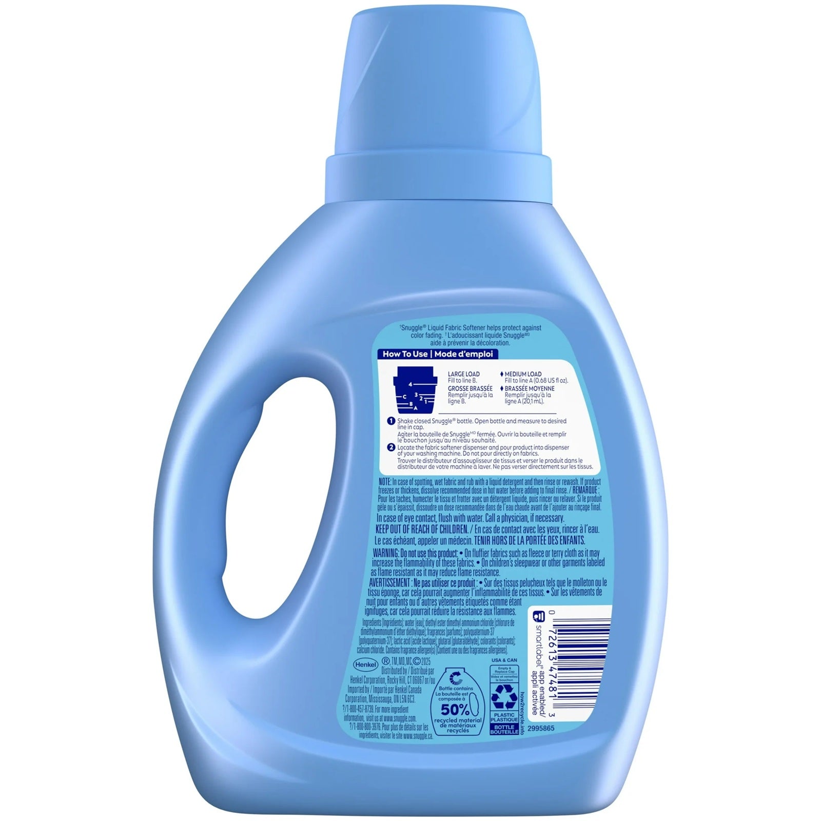 Snuggle Fabric Softener | Blue Sparkle | 39 Oz