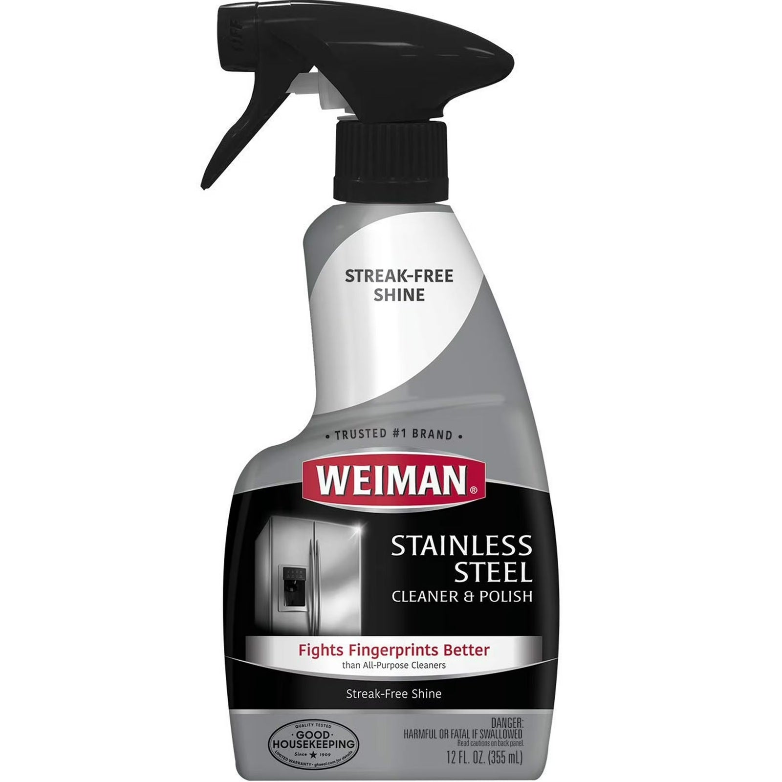 Weiman Stainless Steel Cleaner & Polish | 12 Oz