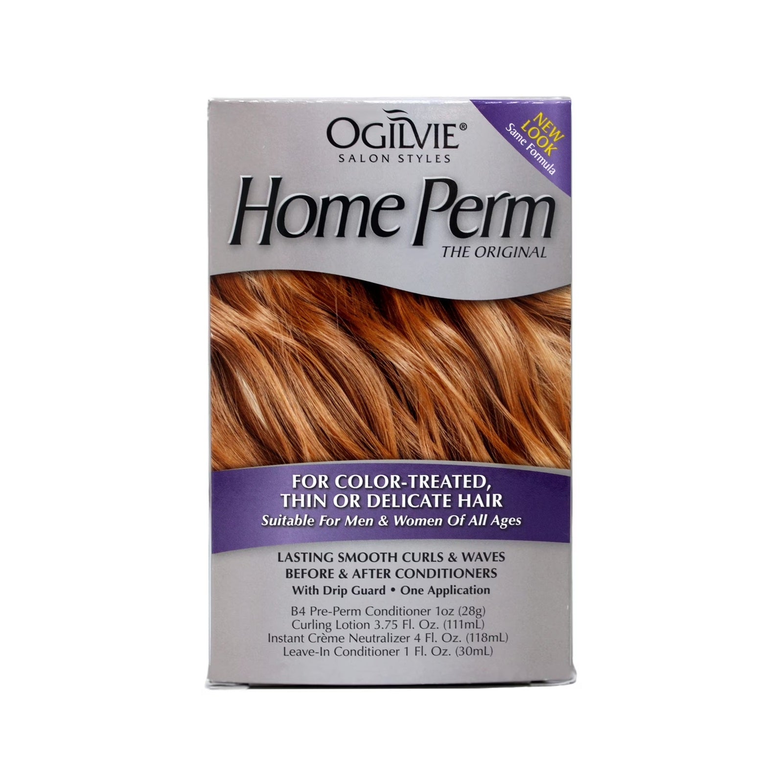 Ogilvie Salon Styles Professional Perm for Color Treated, Thin or Delicated Hair