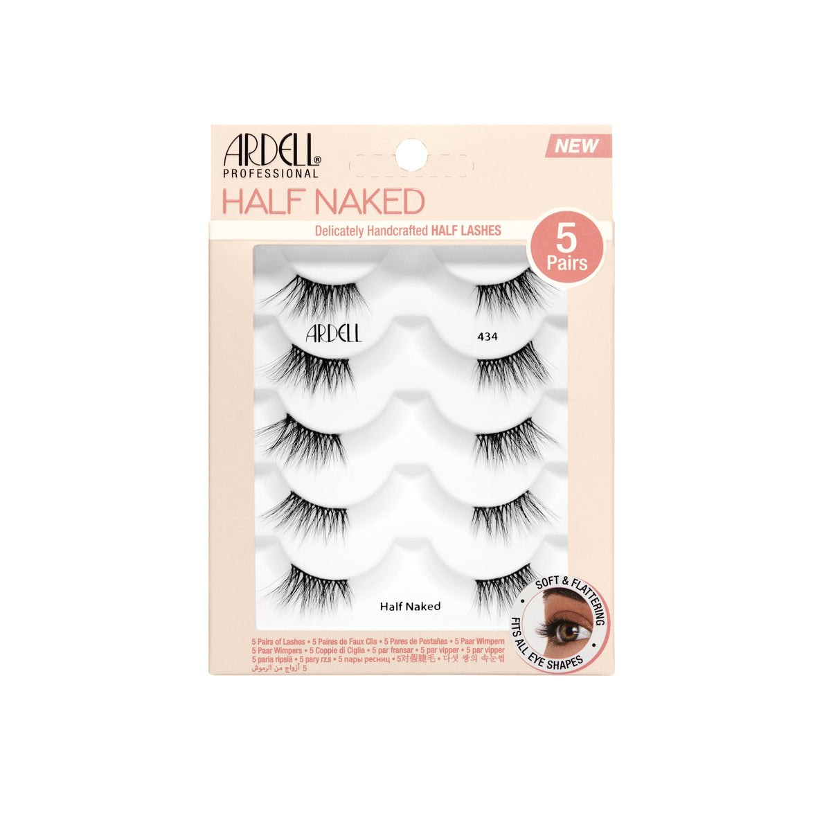 Ardell Half Naked False Eyelashes | 5 Pairs of Half Lashes