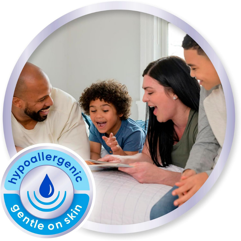 All laundry detergent is gentle on skin - hypoallergenic for home laundry use on all types. 