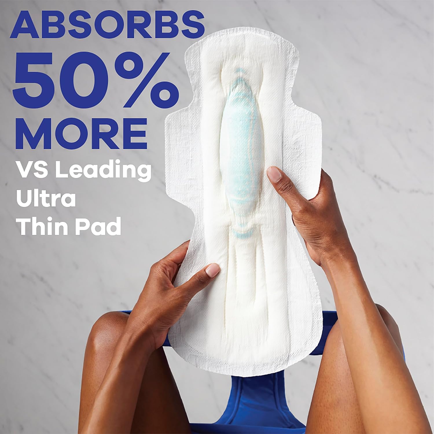 Always maxi pads absorbs 50% more. Female sanitary pads for women's hygiene and protection. 