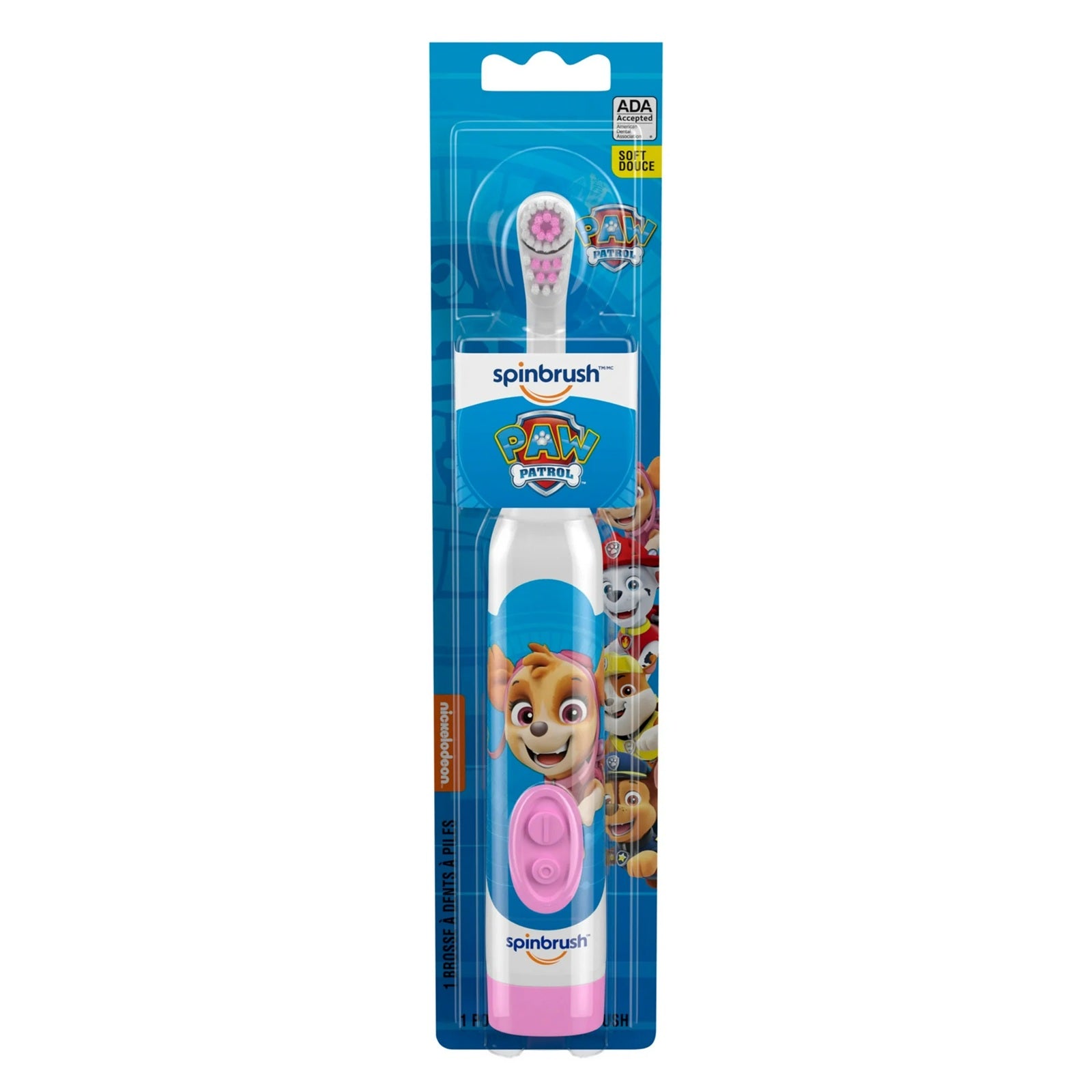Spinbrush paw patrol electric toothbrush for kids dental hygiene 